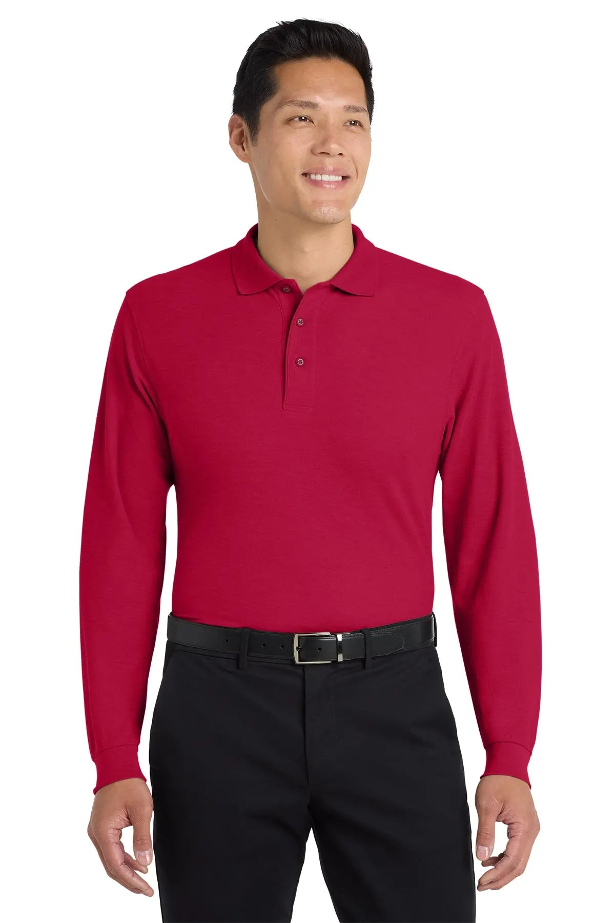 Port Authority® Silk Touch™ Long Sleeve Polo #K500LSGame Over Merch