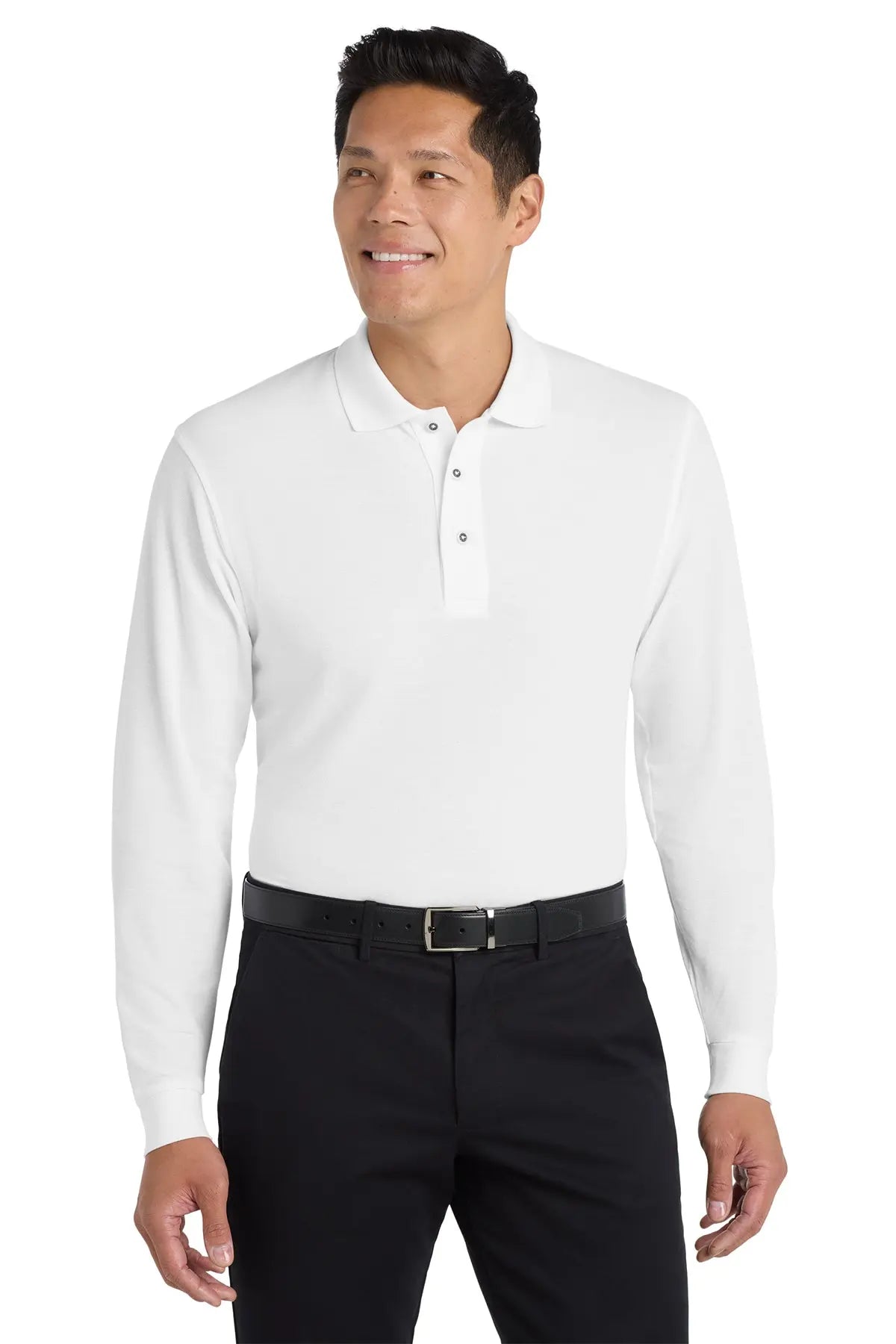 Port Authority® Silk Touch™ Long Sleeve Polo #K500LSGame Over Merch