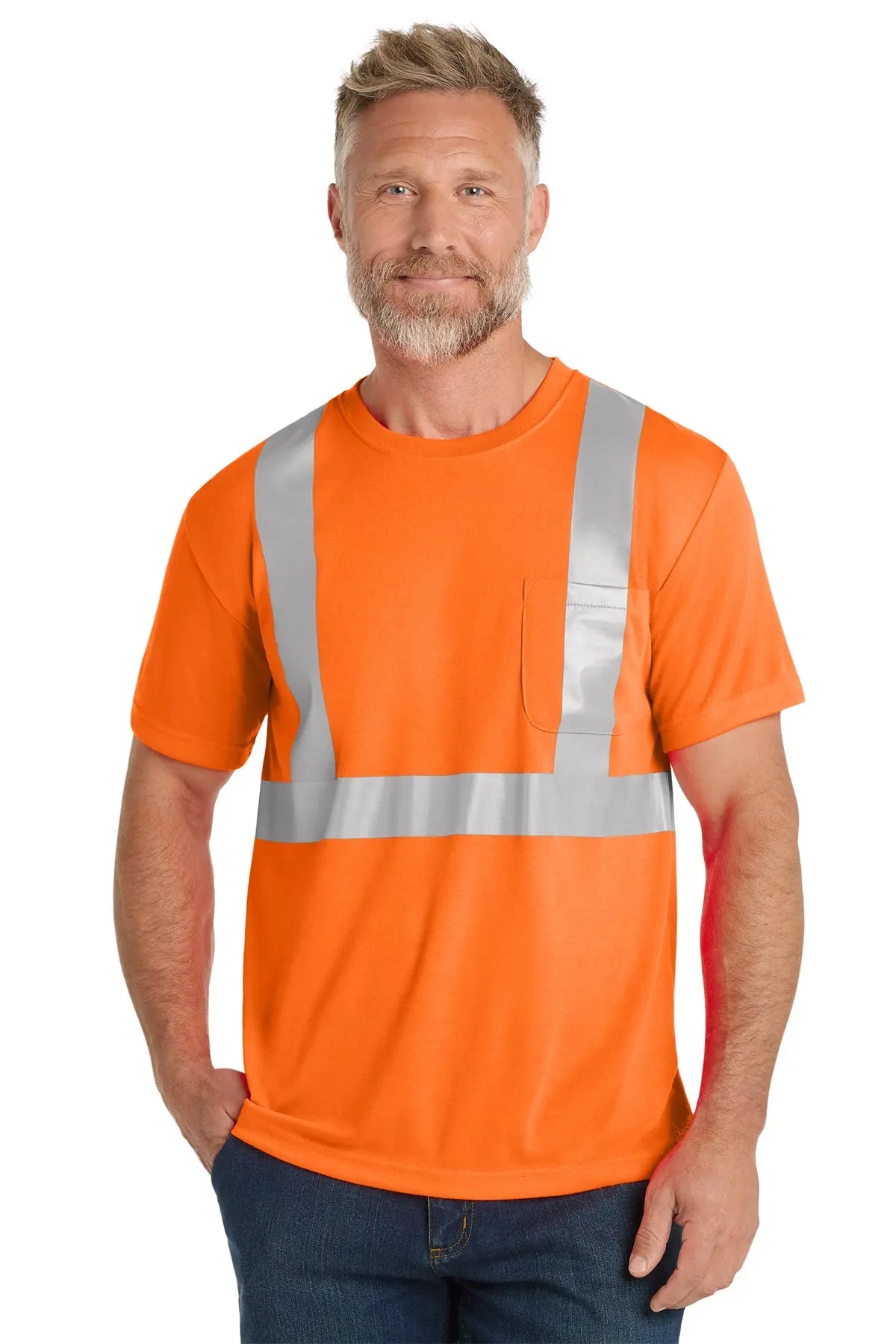 CornerStone® ANSI 107 Class 2 Safety T-Shirt #CS401