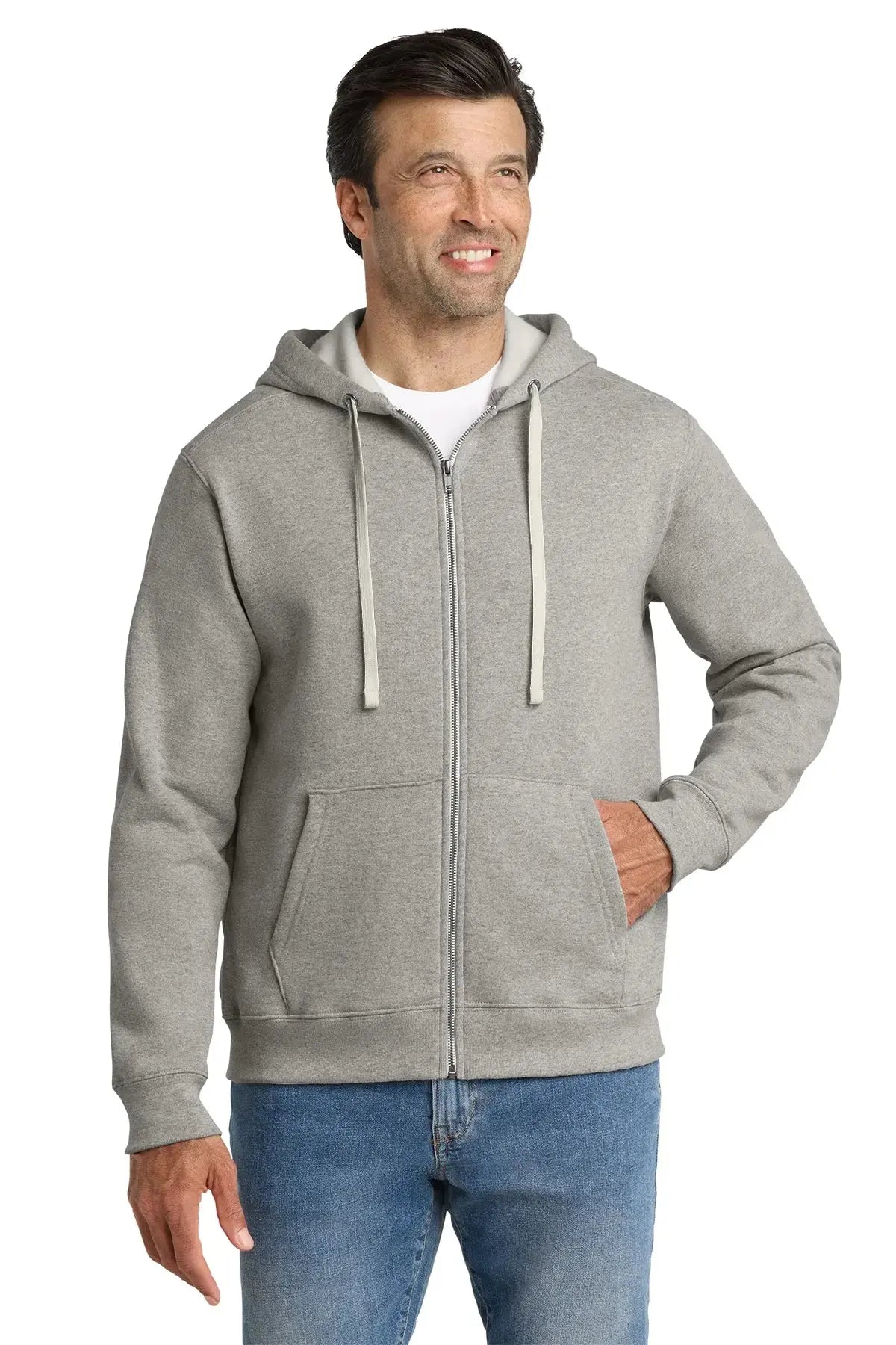 Volunteer Knitwear™ Chore Fleece Full-Zip Hoodie #VL130ZH Game Over Merch