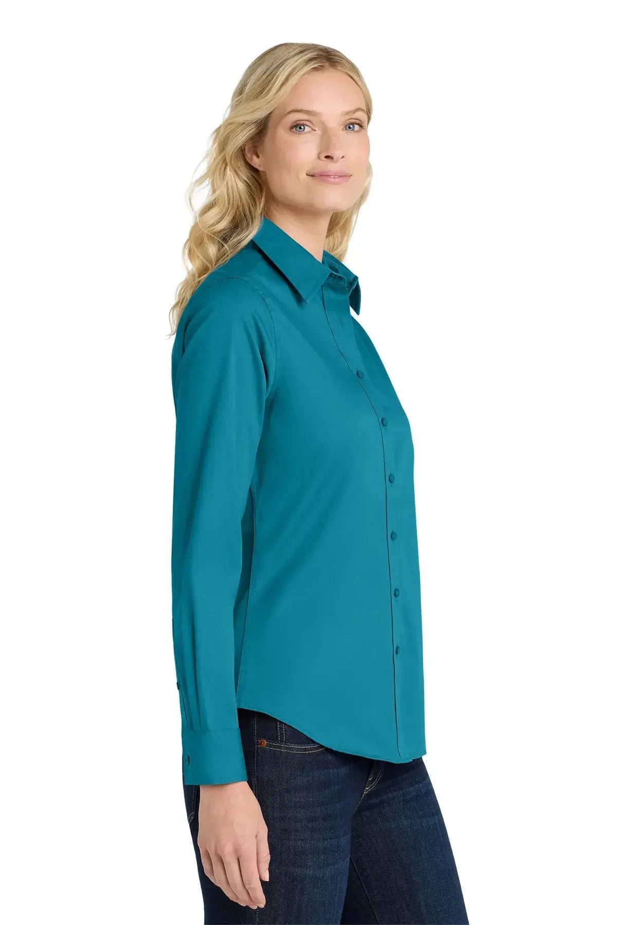 Port Authority® Women's Long Sleeve Easy Care Shirt #L608 Game Over Merch