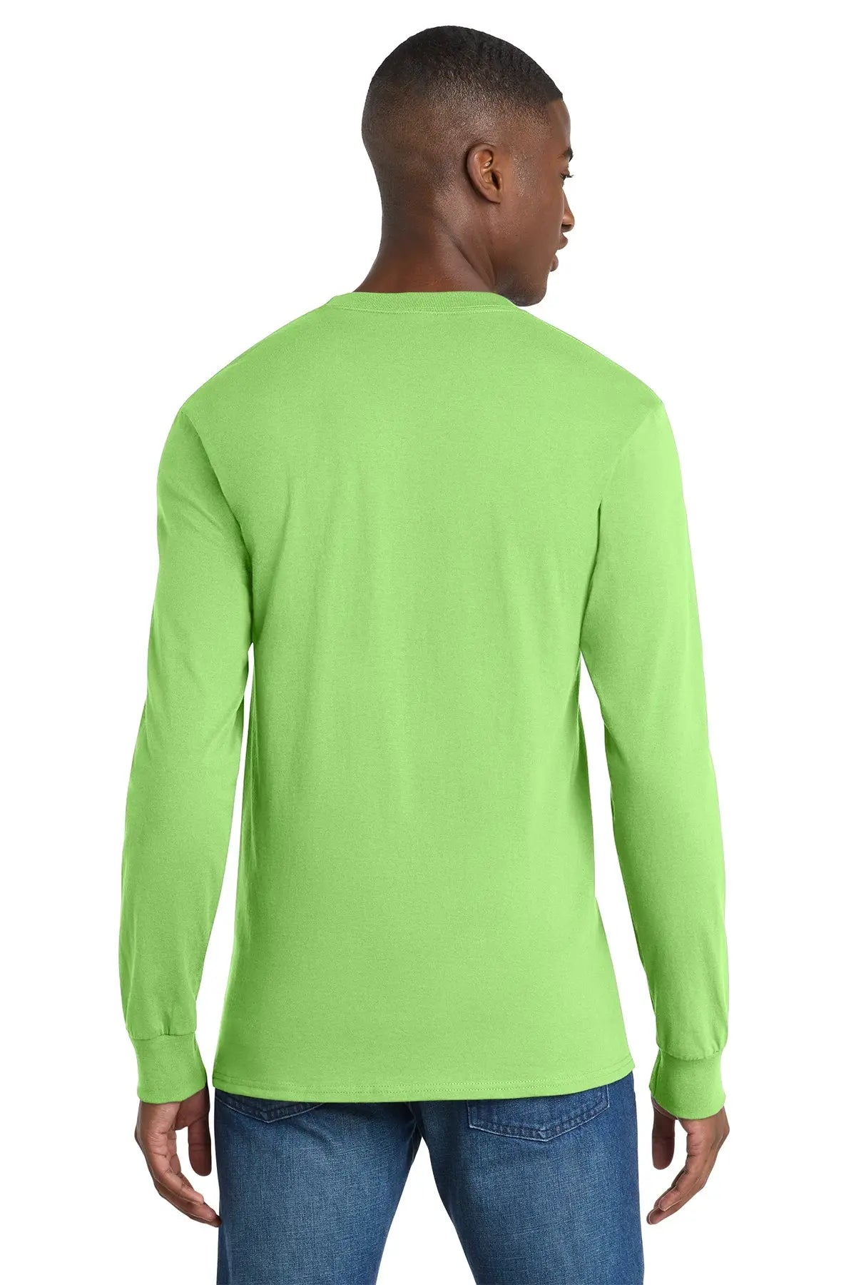 Port & Co™ Long Sleeve Essential Pocket Tee #PC61LSP Game Over Merch