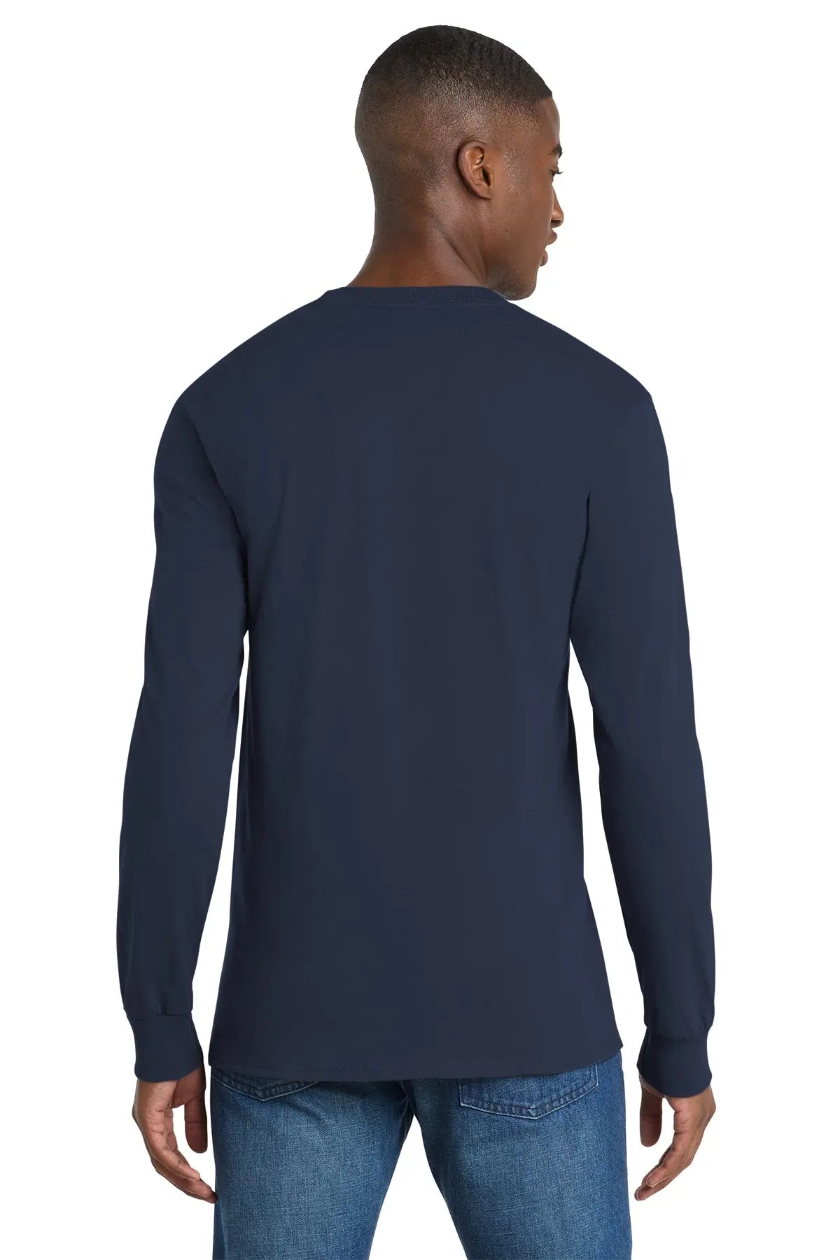 Port & Co™ Long Sleeve Essential Pocket Tee #PC61LSP Game Over Merch