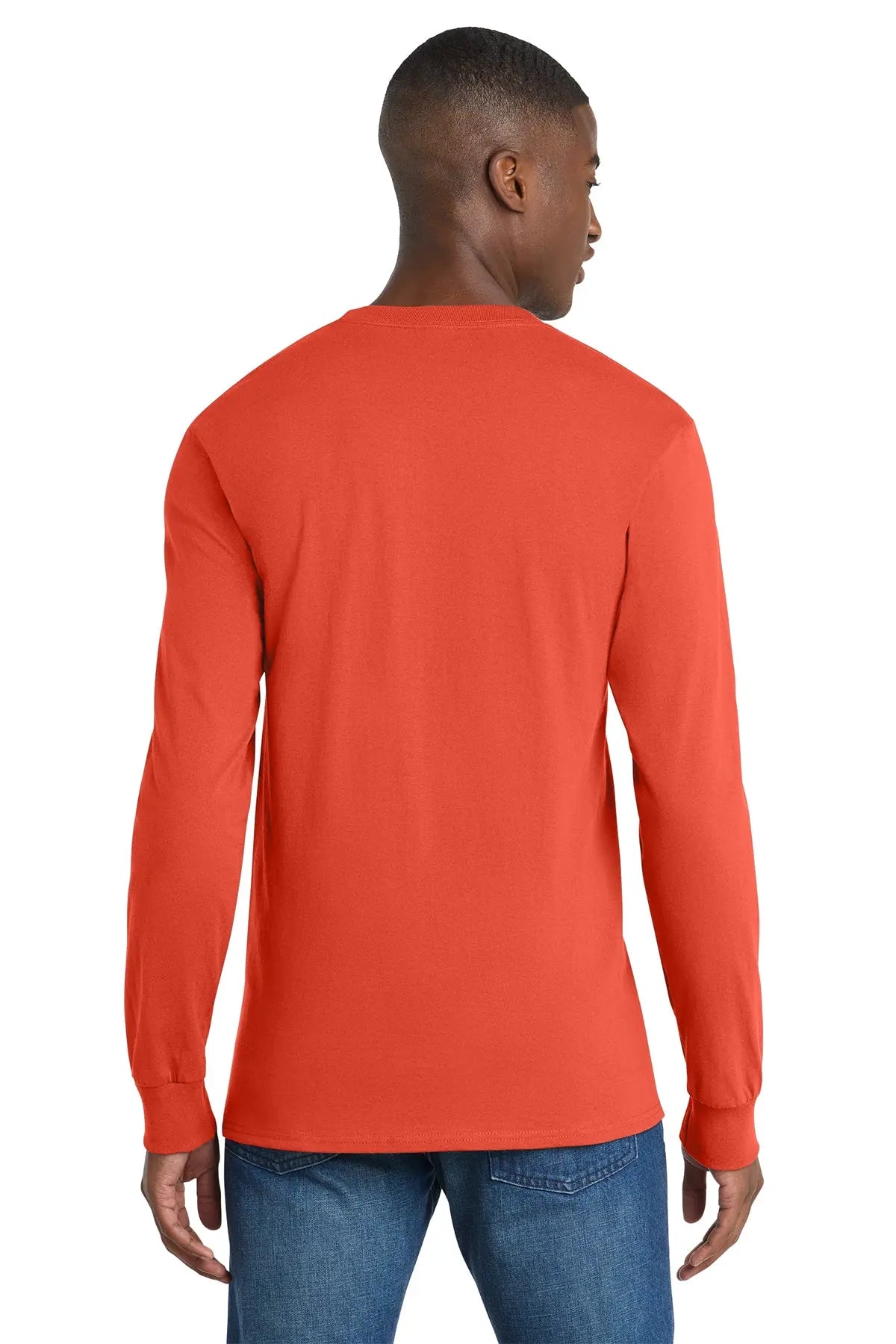 Port & Co™ Long Sleeve Essential Pocket Tee #PC61LSP Game Over Merch