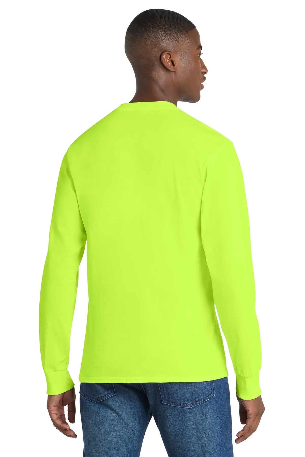 Port & Co™ Long Sleeve Essential Pocket Tee #PC61LSP Game Over Merch