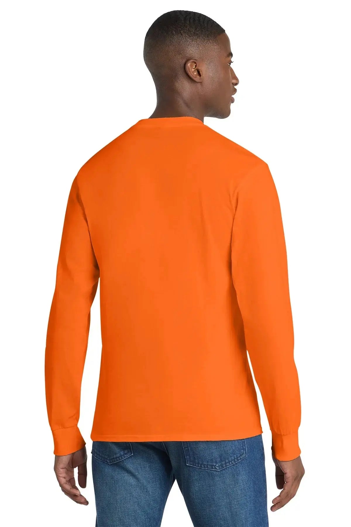 Port & Co™ Long Sleeve Essential Pocket Tee #PC61LSP Game Over Merch