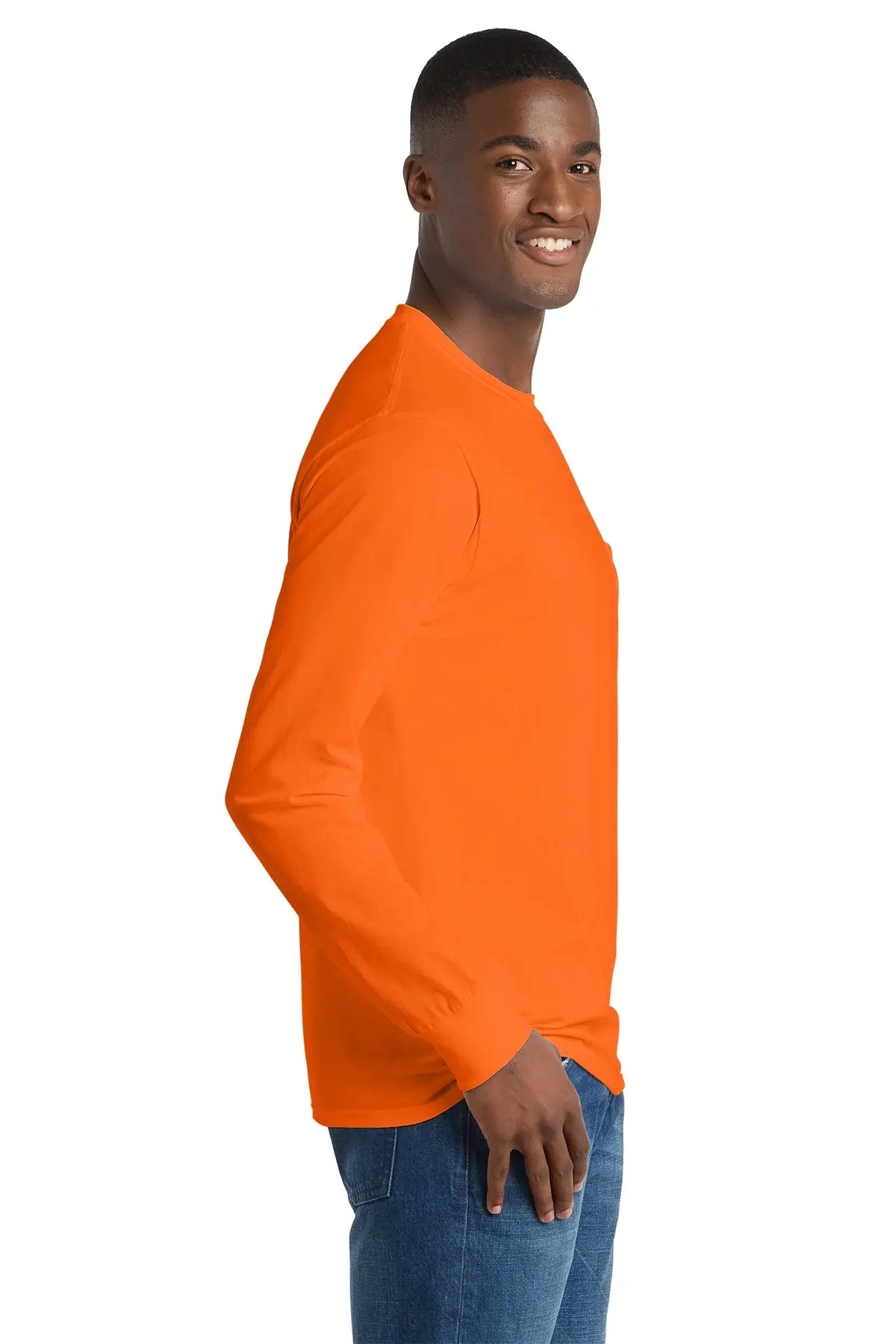 Port & Co™ Long Sleeve Essential Pocket Tee #PC61LSP Game Over Merch