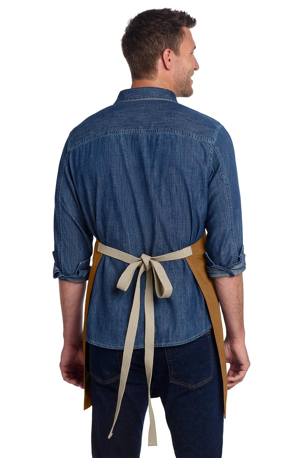 Port Authority® Canvas Full-Length Two-Pocket Apron #A815