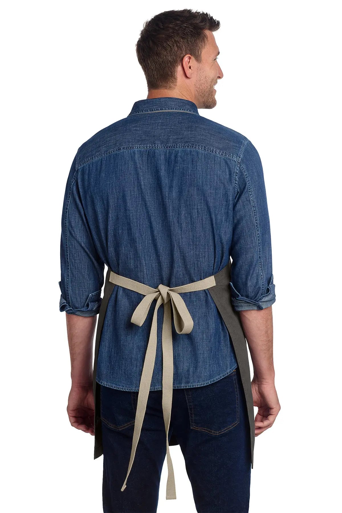 Port Authority® Canvas Full-Length Two-Pocket Apron #A815