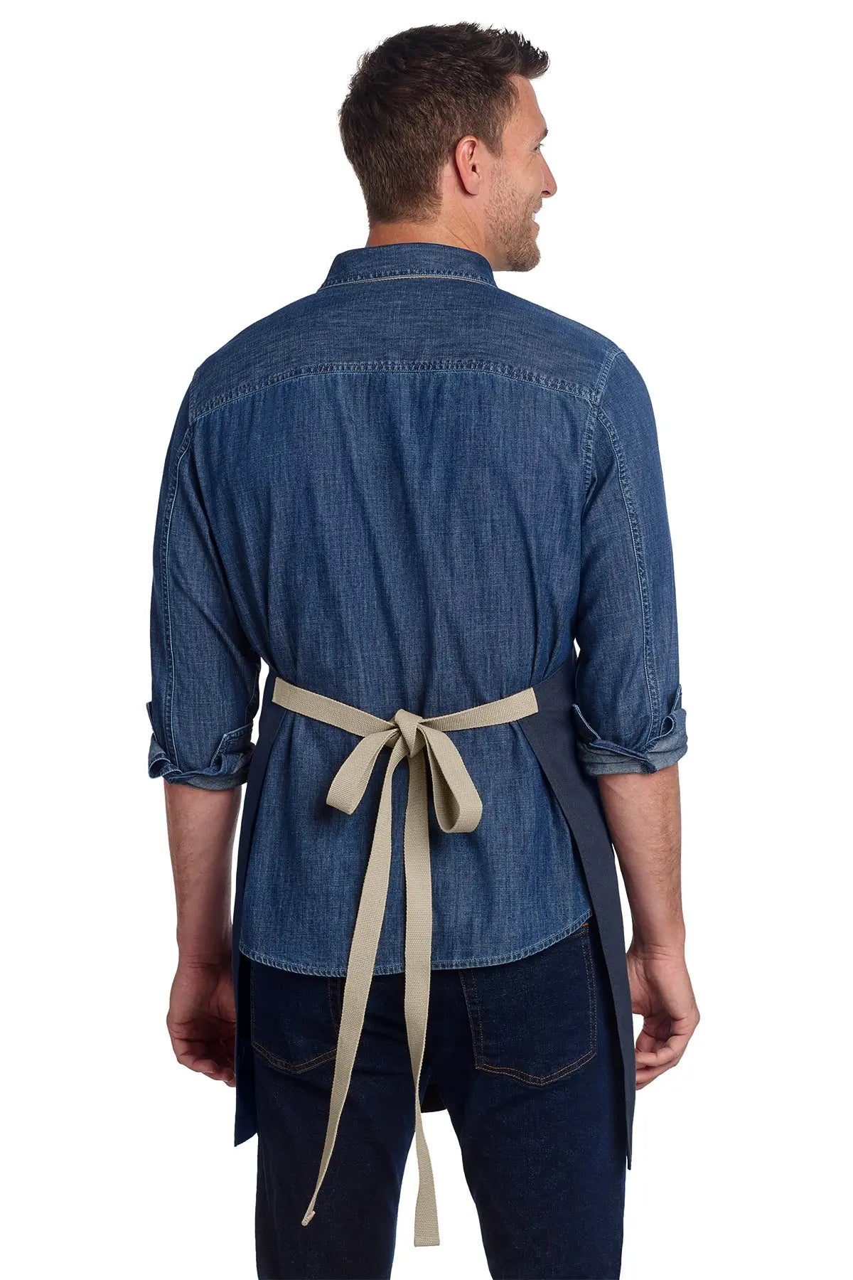 Port Authority® Canvas Full-Length Two-Pocket Apron #A815