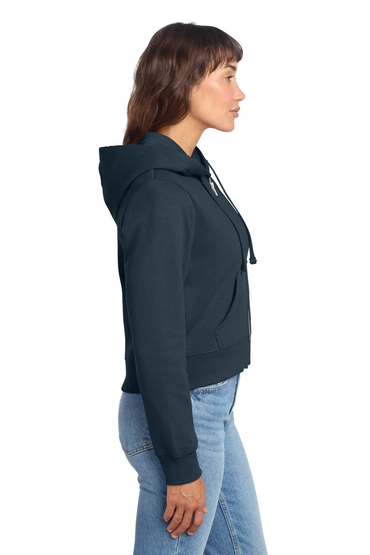 District® Women’s V.I.T.™ Fleece Full-Zip Hoodie #DT6103