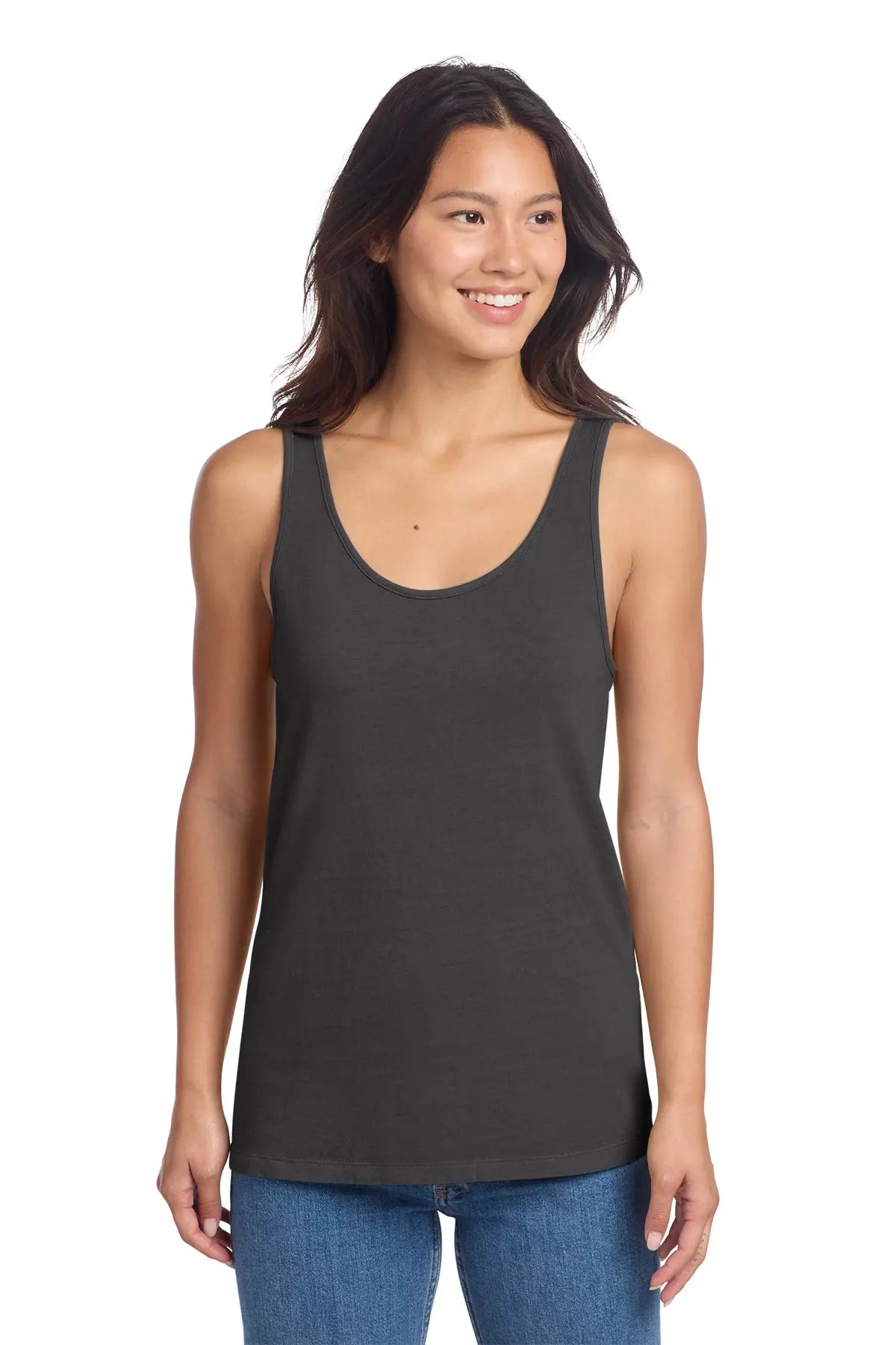 Port & Co™ Women's Beach Wash® Garment-Dyed Tank #LPC099TT Game Over Merch