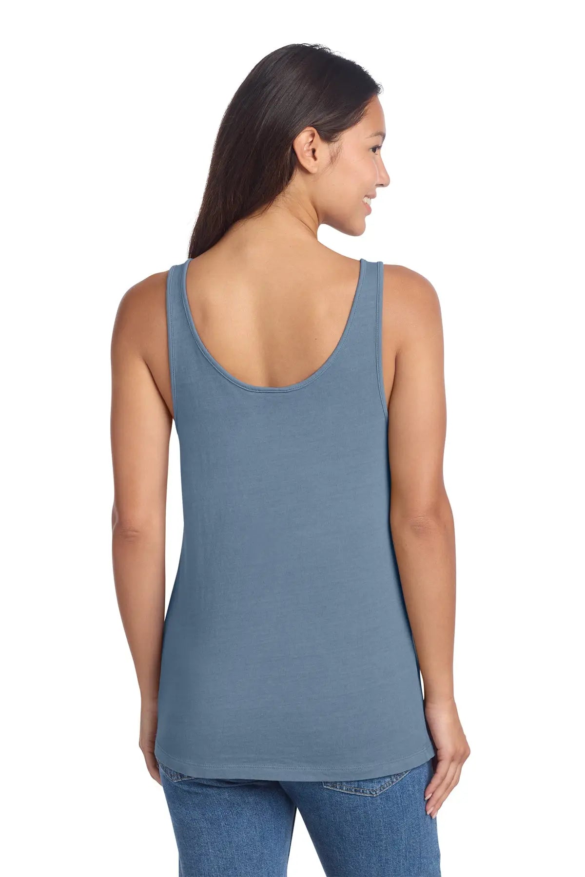 Port & Co™ Women's Beach Wash® Garment-Dyed Tank #LPC099TT Game Over Merch