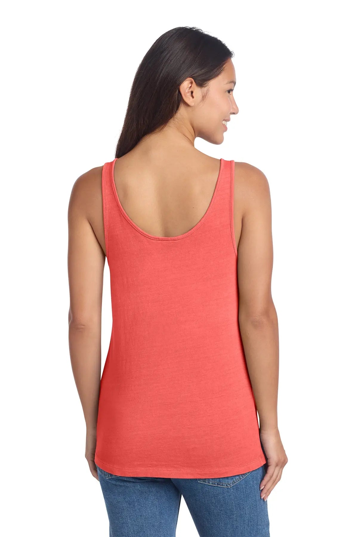 Port & Co™ Women's Beach Wash® Garment-Dyed Tank #LPC099TT Game Over Merch