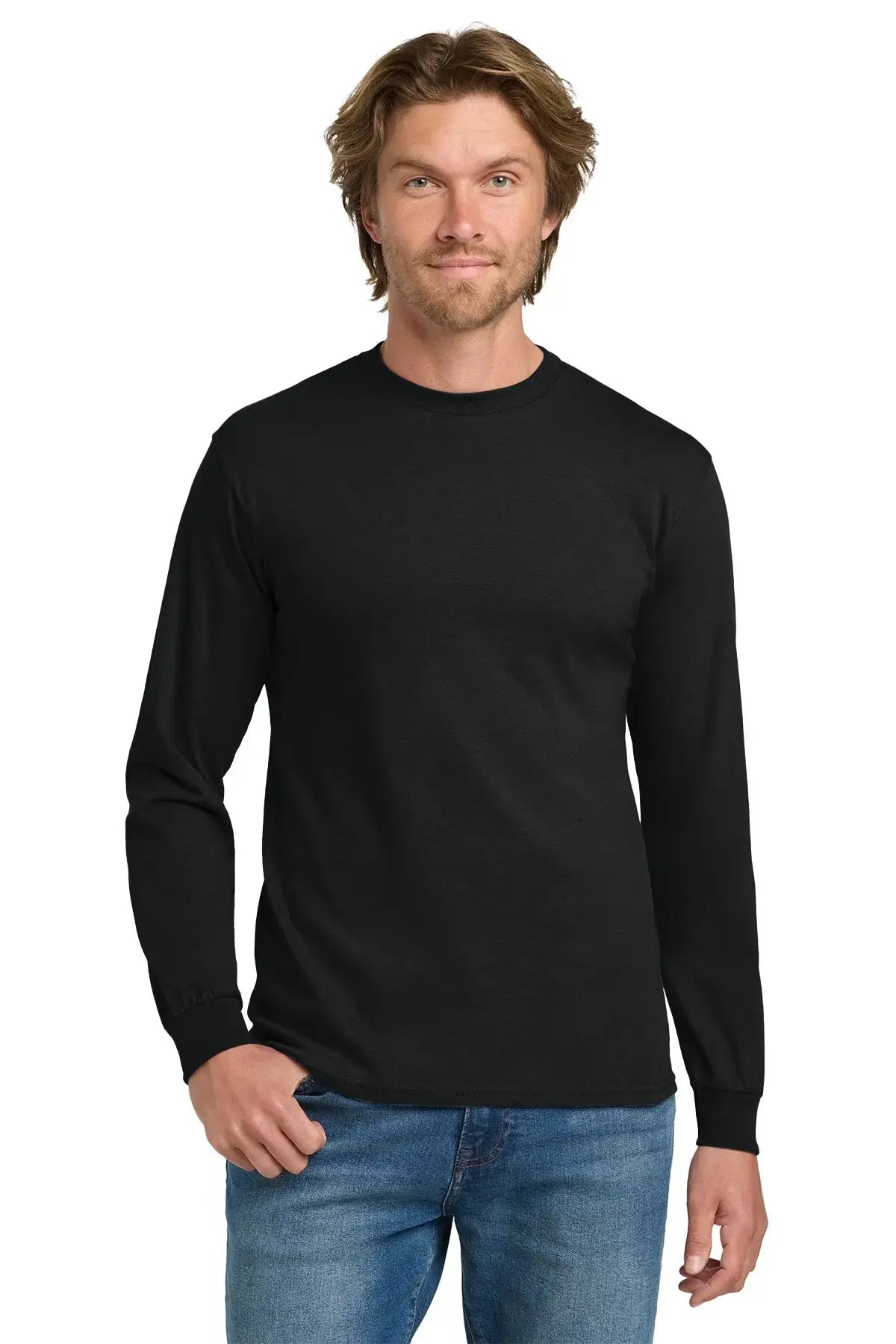 Gildan® Heavy Cotton™ 100% Cotton Long Sleeve T-Shirt #5400 Game Over Merch