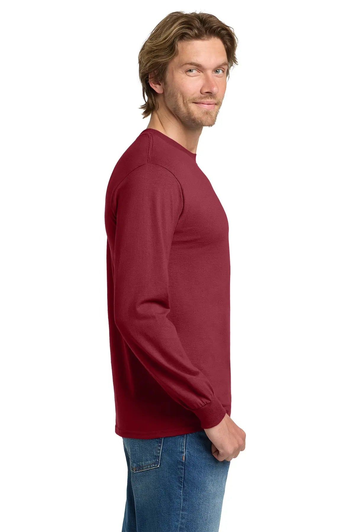 Gildan® Heavy Cotton™ 100% Cotton Long Sleeve T-Shirt #5400