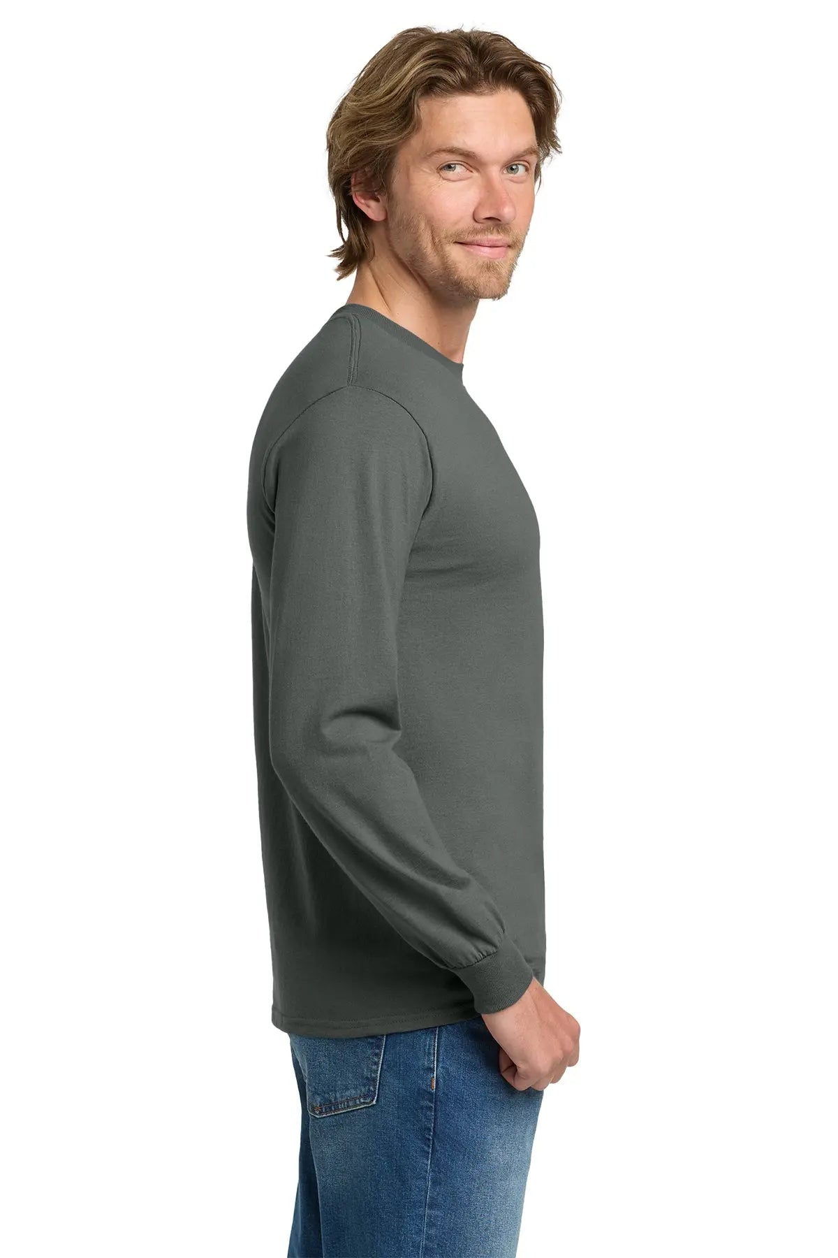 Gildan® Heavy Cotton™ 100% Cotton Long Sleeve T-Shirt #5400