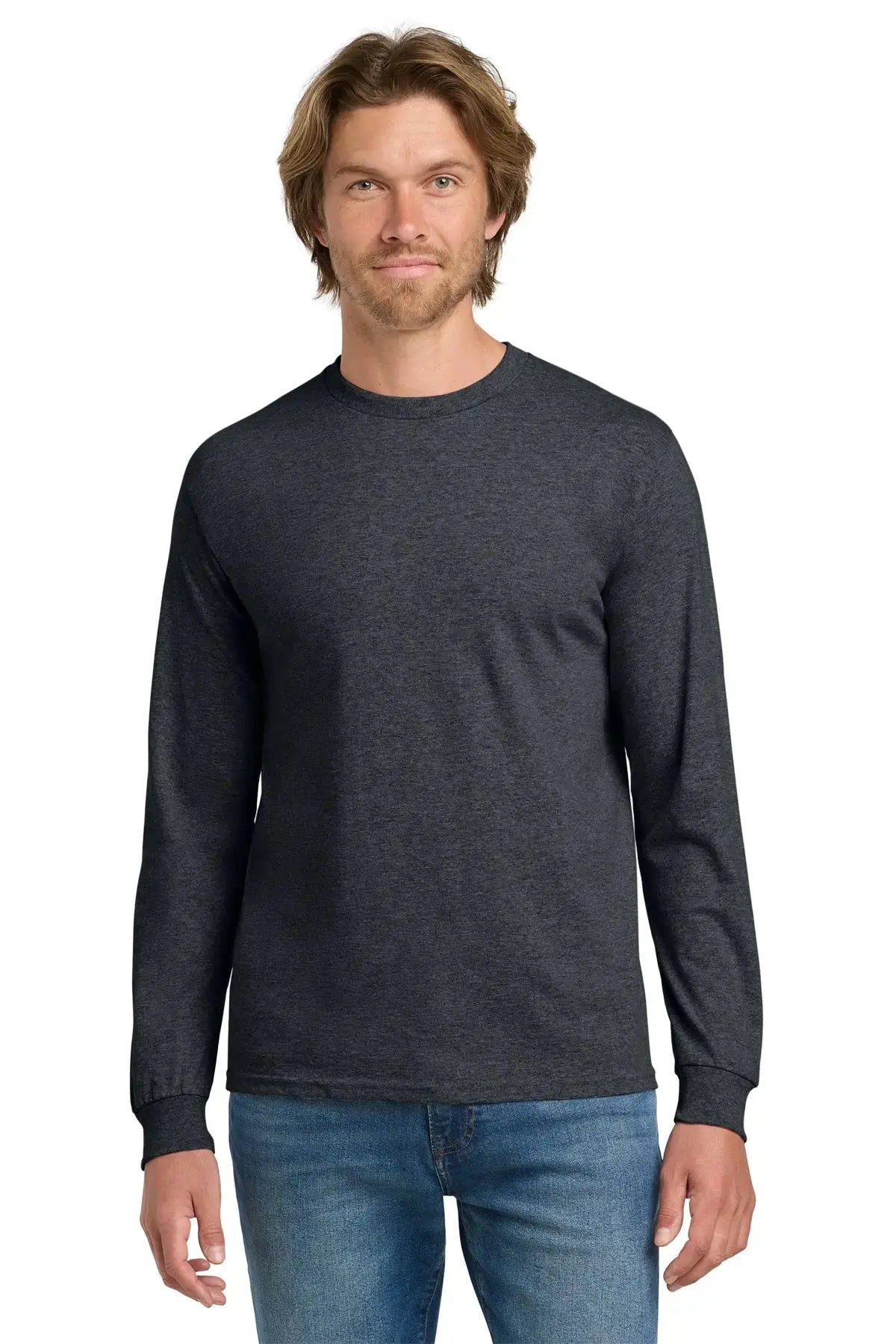 Gildan® Heavy Cotton™ 100% Cotton Long Sleeve T-Shirt #5400 Game Over Merch