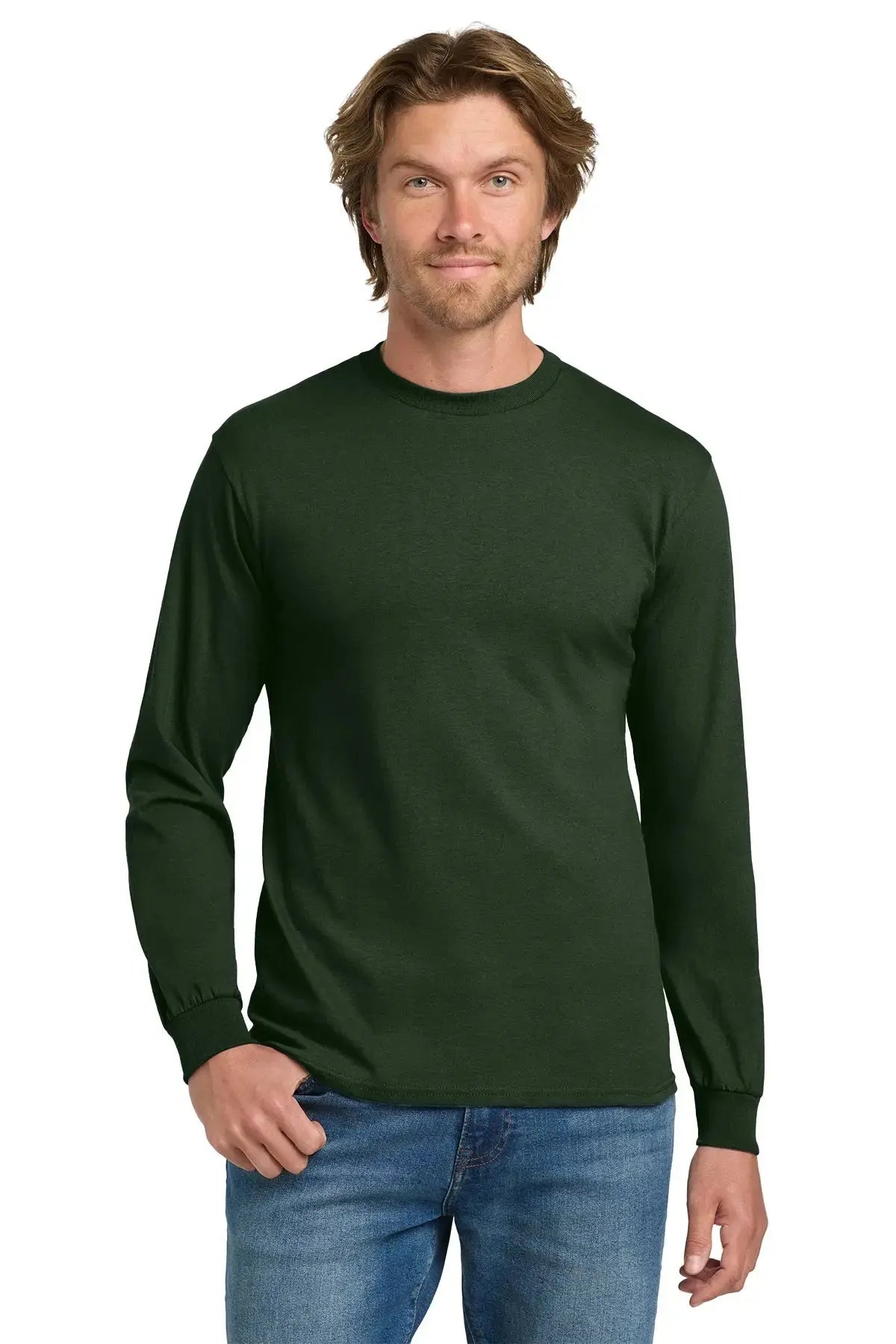 Gildan® Heavy Cotton™ 100% Cotton Long Sleeve T-Shirt #5400 Game Over Merch