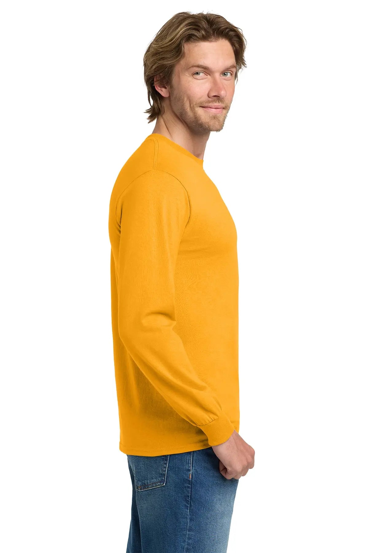 Gildan® Heavy Cotton™ 100% Cotton Long Sleeve T-Shirt #5400