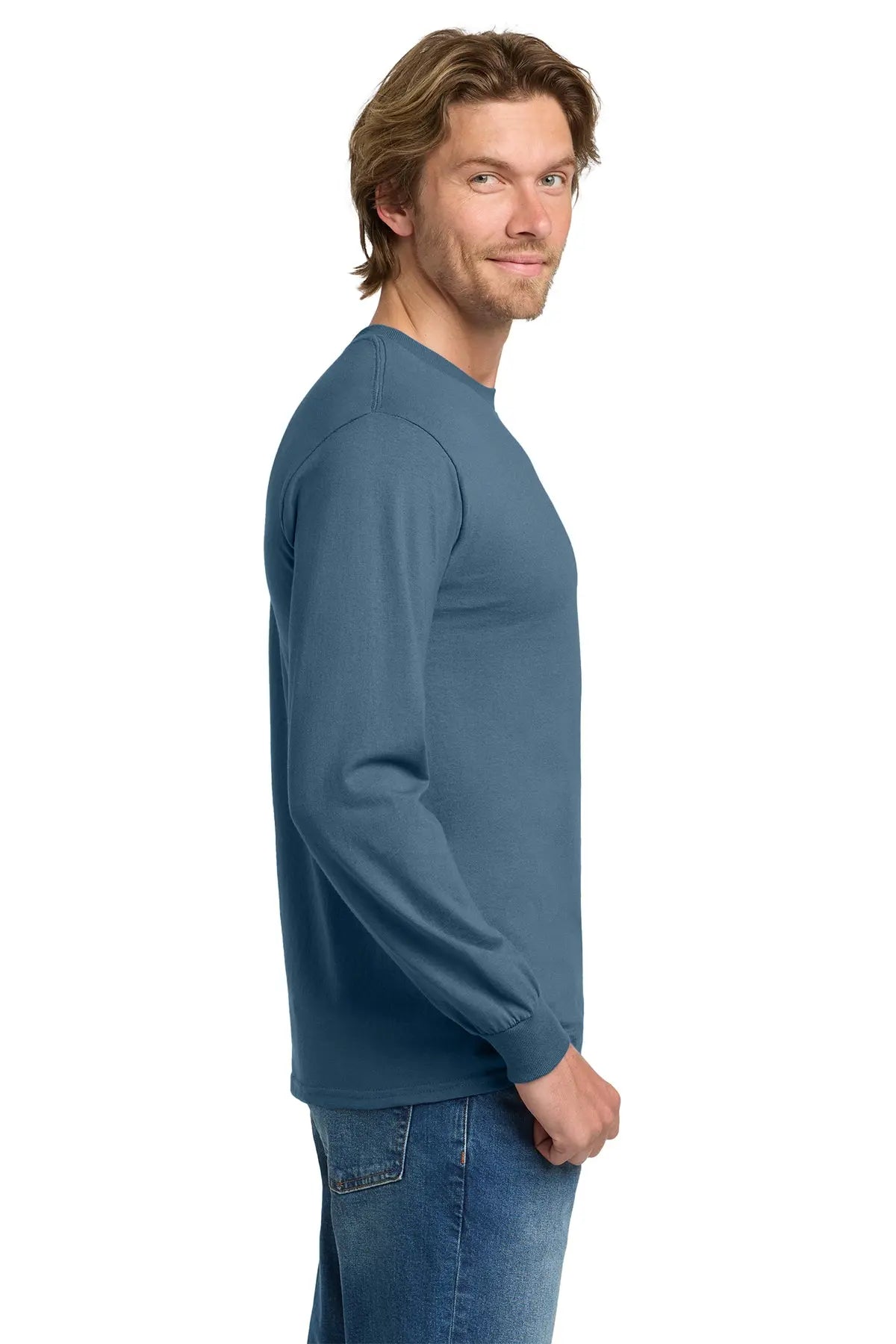 Gildan® Heavy Cotton™ 100% Cotton Long Sleeve T-Shirt #5400