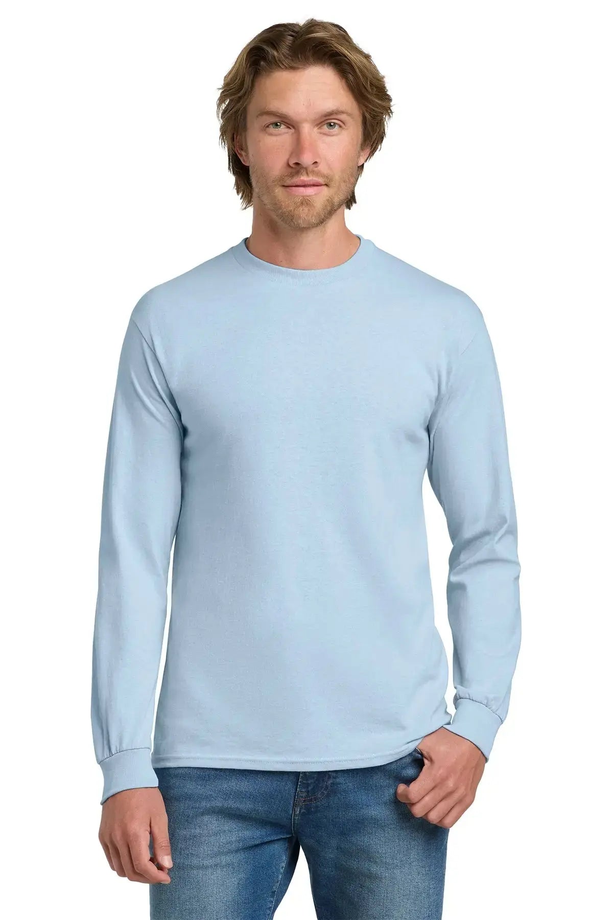 Gildan® Heavy Cotton™ 100% Cotton Long Sleeve T-Shirt #5400 Game Over Merch