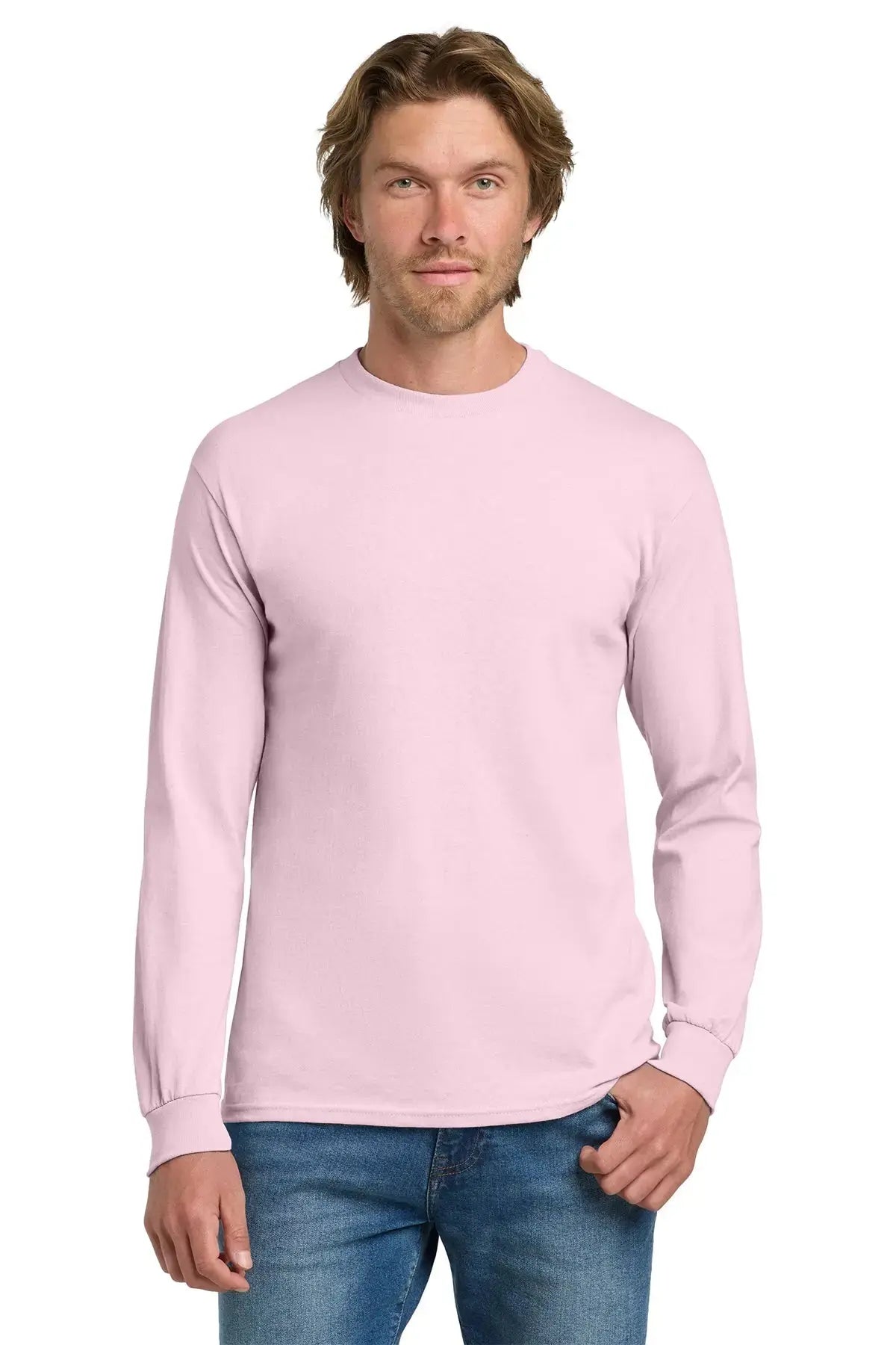 Gildan® Heavy Cotton™ 100% Cotton Long Sleeve T-Shirt #5400 Game Over Merch