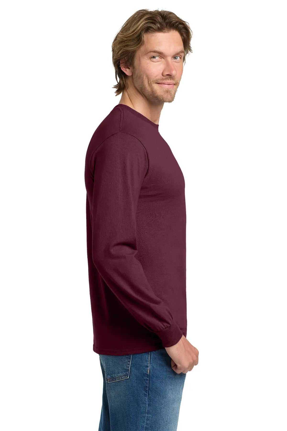 Gildan® Heavy Cotton™ 100% Cotton Long Sleeve T-Shirt #5400