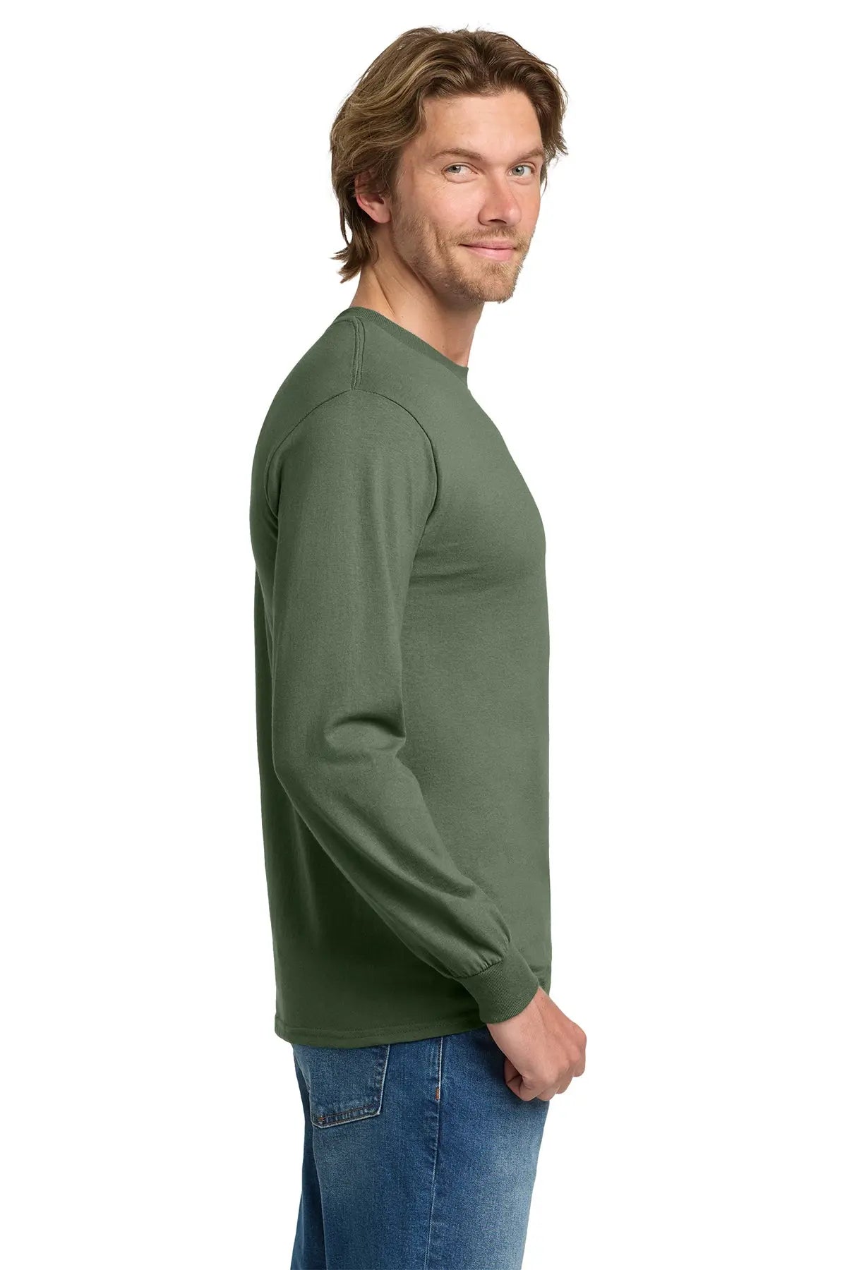 Gildan® Heavy Cotton™ 100% Cotton Long Sleeve T-Shirt #5400