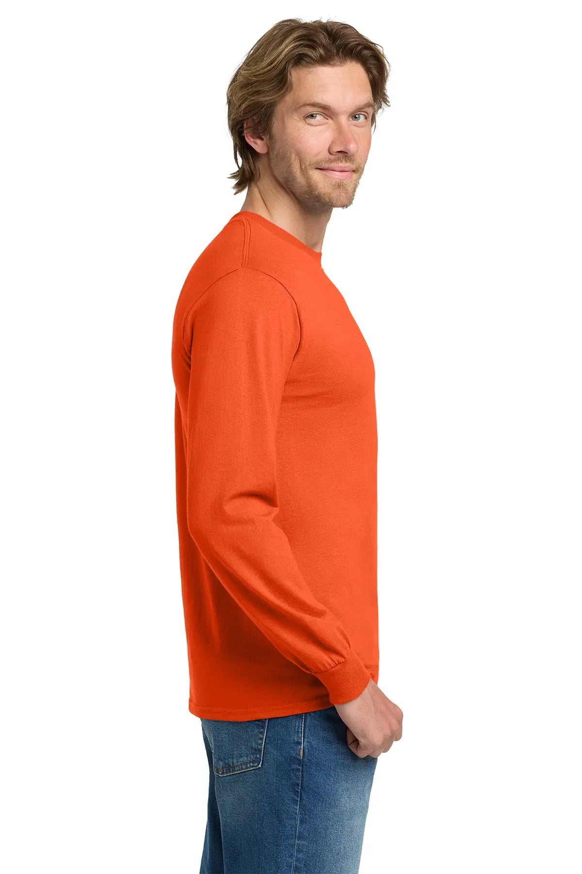 Gildan® Heavy Cotton™ 100% Cotton Long Sleeve T-Shirt #5400
