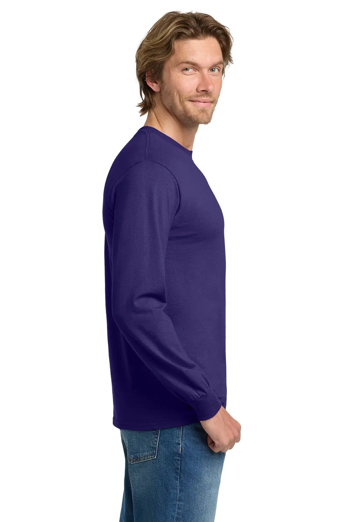 Gildan® Heavy Cotton™ 100% Cotton Long Sleeve T-Shirt #5400