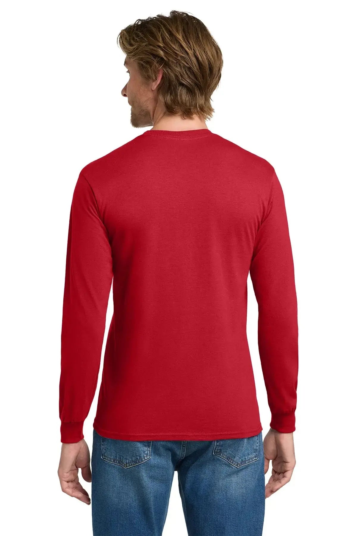 Gildan® Heavy Cotton™ 100% Cotton Long Sleeve T-Shirt #5400 Game Over Merch