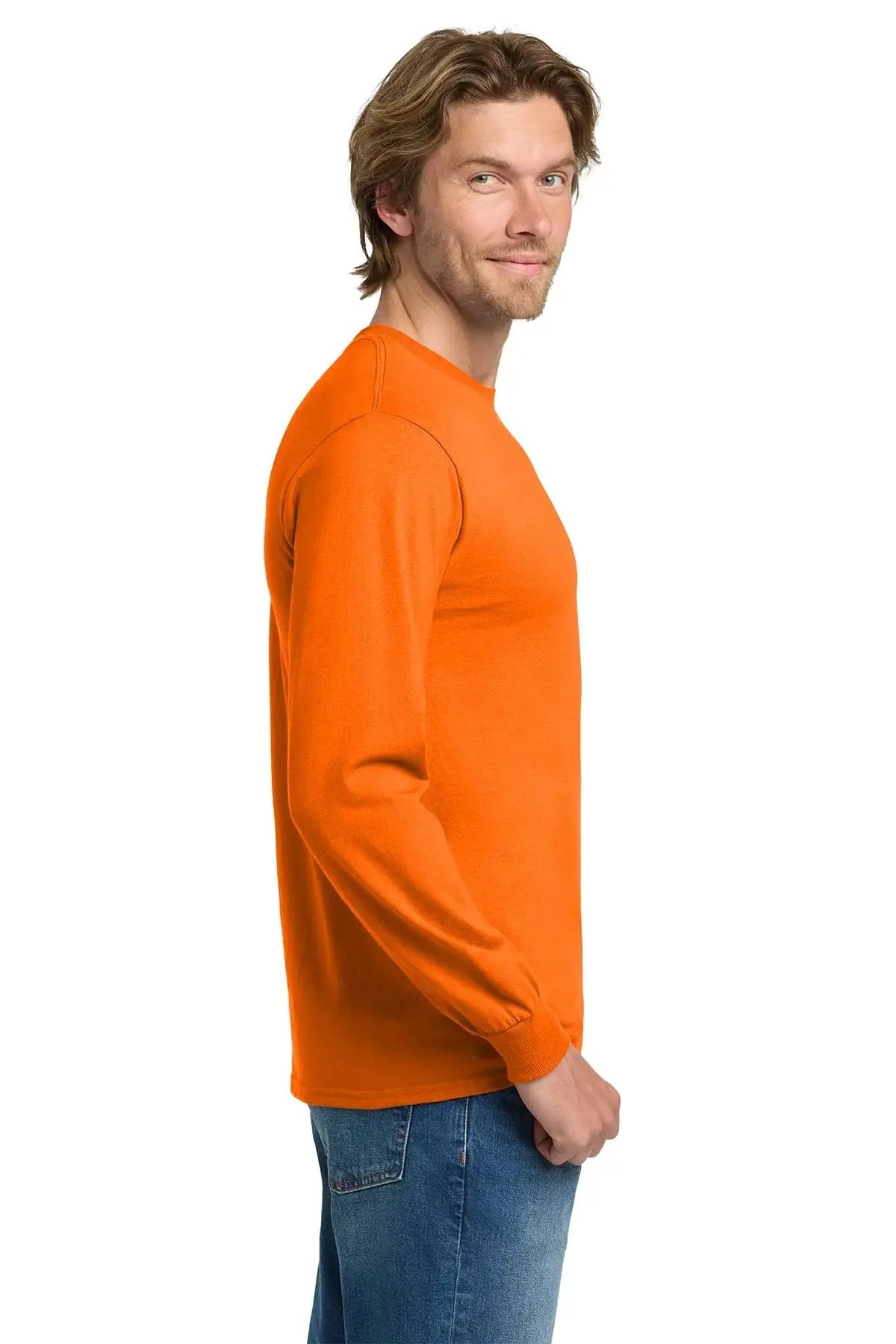 Gildan® Heavy Cotton™ 100% Cotton Long Sleeve T-Shirt #5400 Game Over Merch