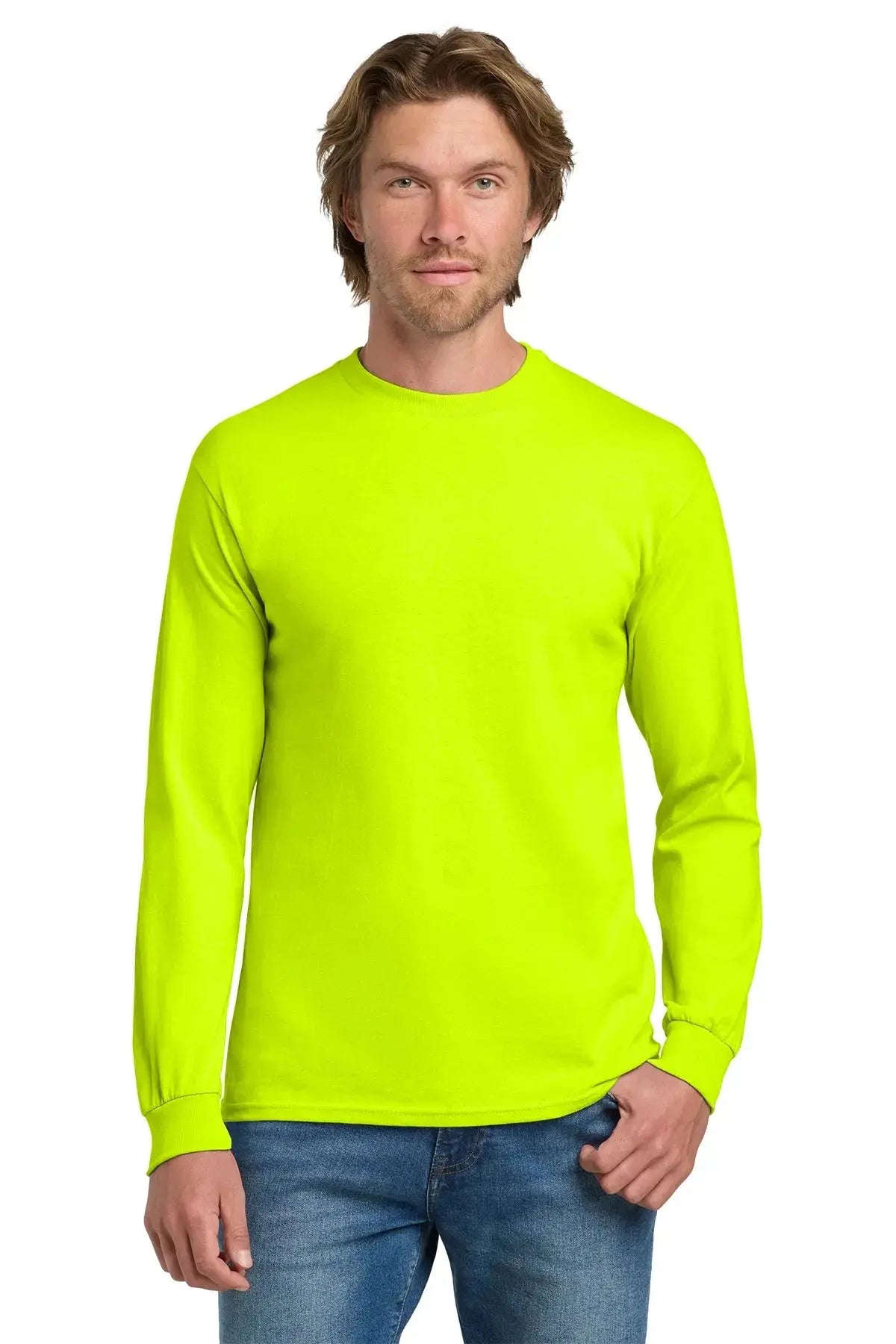 Gildan® Heavy Cotton™ 100% Cotton Long Sleeve T-Shirt #5400 Game Over Merch