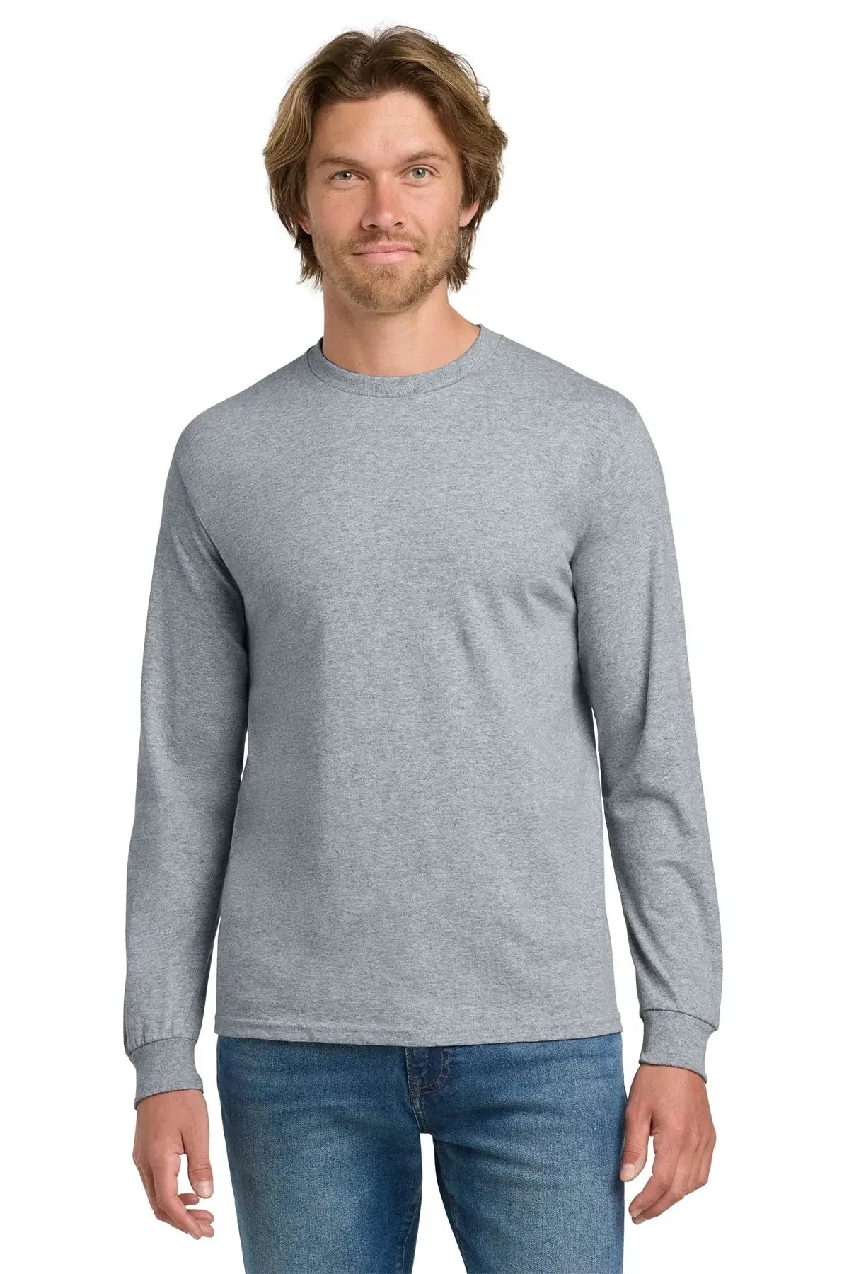 Gildan® Heavy Cotton™ 100% Cotton Long Sleeve T-Shirt #5400 Game Over Merch