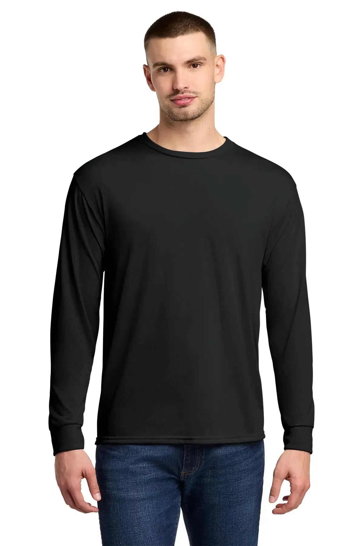 Jerzees® Dri-Power® 100% Polyester Long Sleeve T-Shirt #21LS Game Over Merch