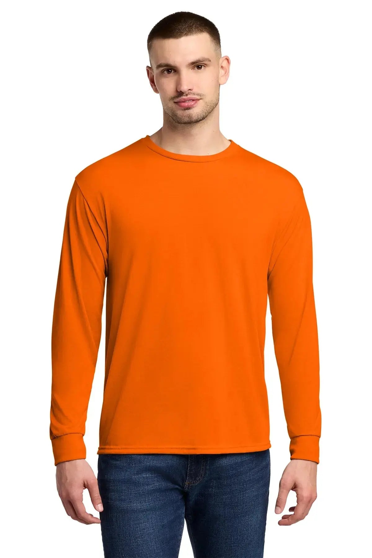 Jerzees® Dri-Power® 100% Polyester Long Sleeve T-Shirt #21LS Game Over Merch