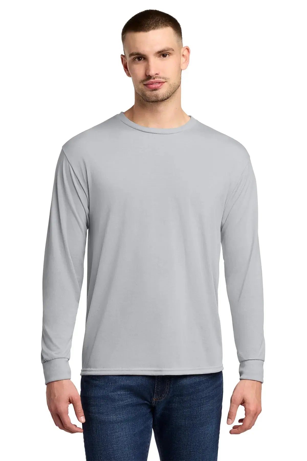 Jerzees® Dri-Power® 100% Polyester Long Sleeve T-Shirt #21LS Game Over Merch