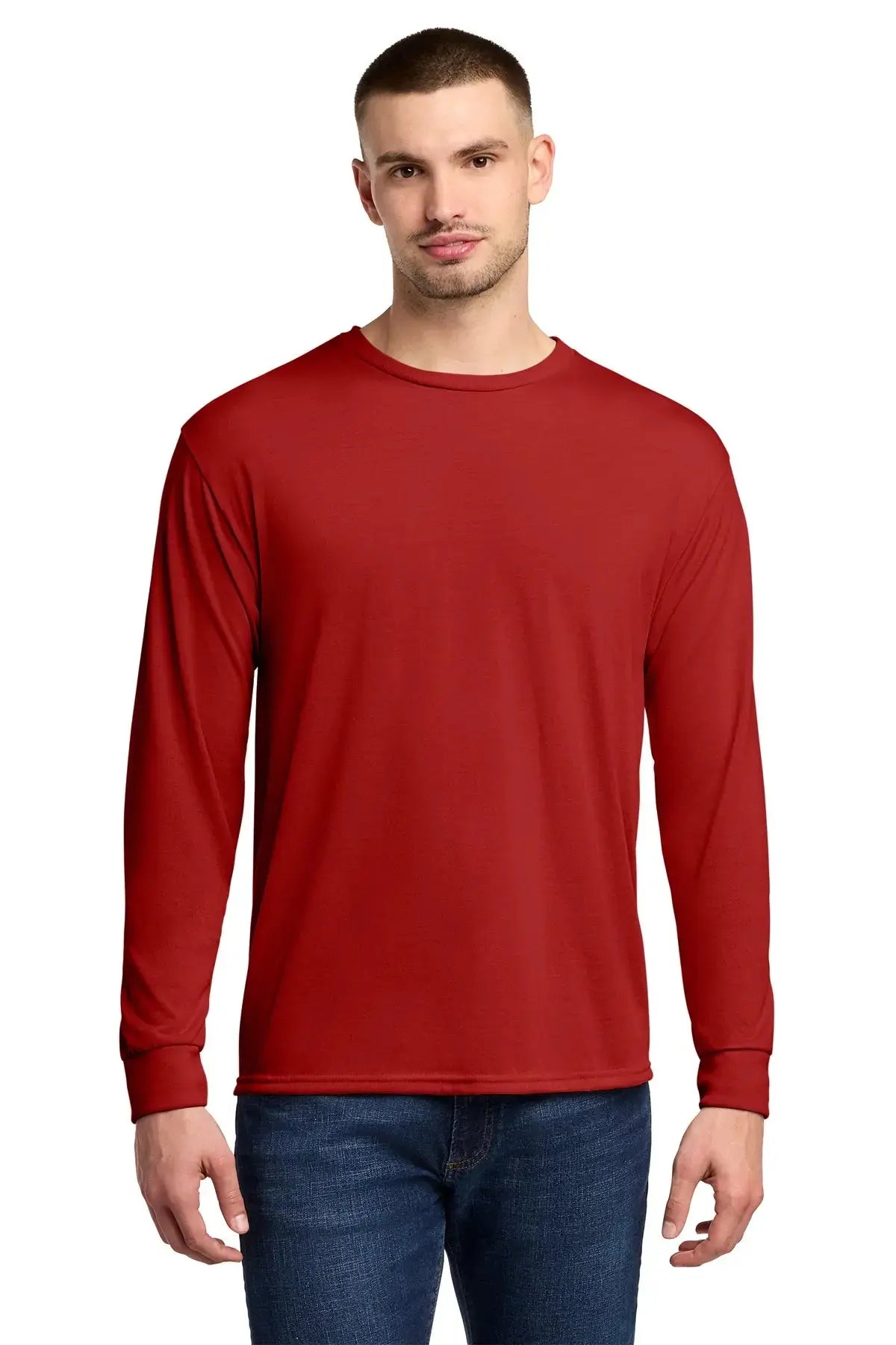 Jerzees® Dri-Power® 100% Polyester Long Sleeve T-Shirt #21LS Game Over Merch