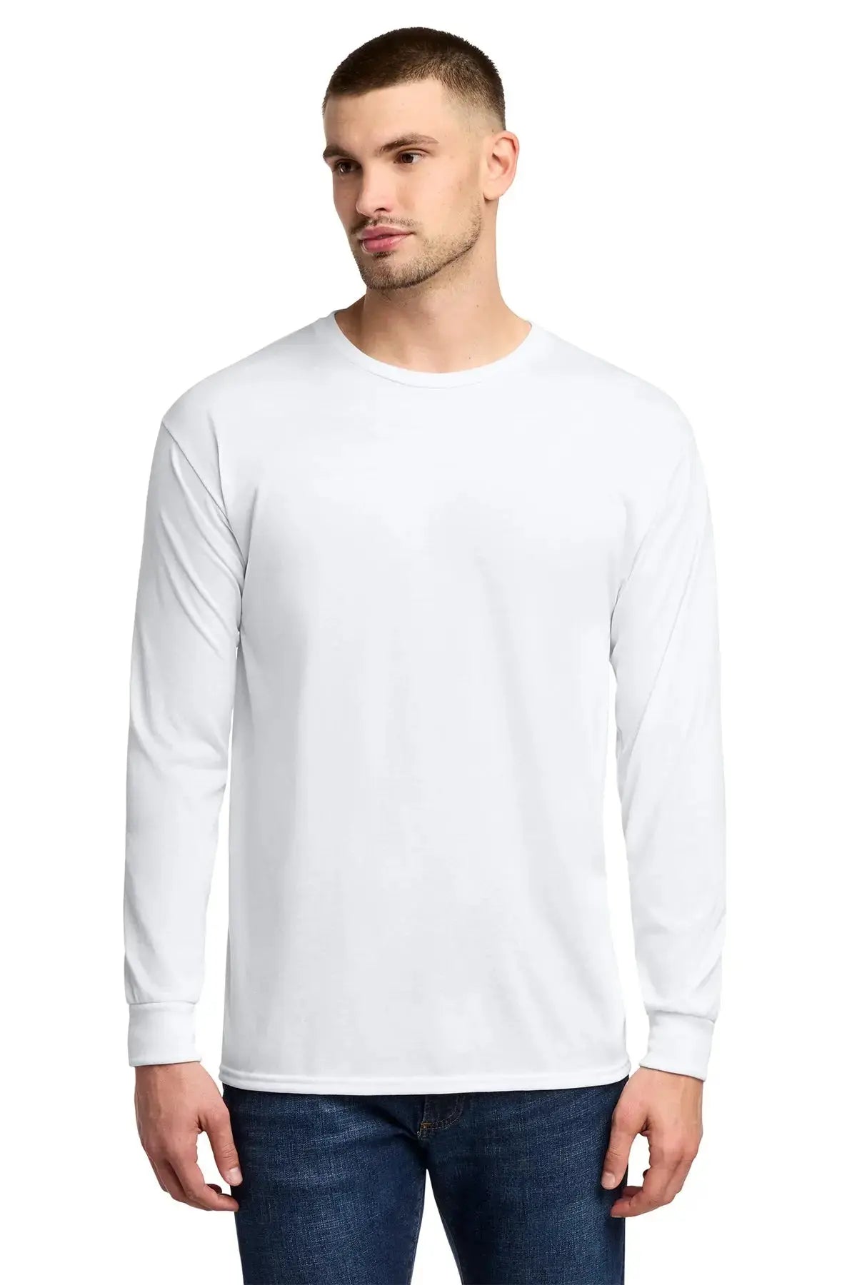 Jerzees® Dri-Power® 100% Polyester Long Sleeve T-Shirt #21LS Game Over Merch