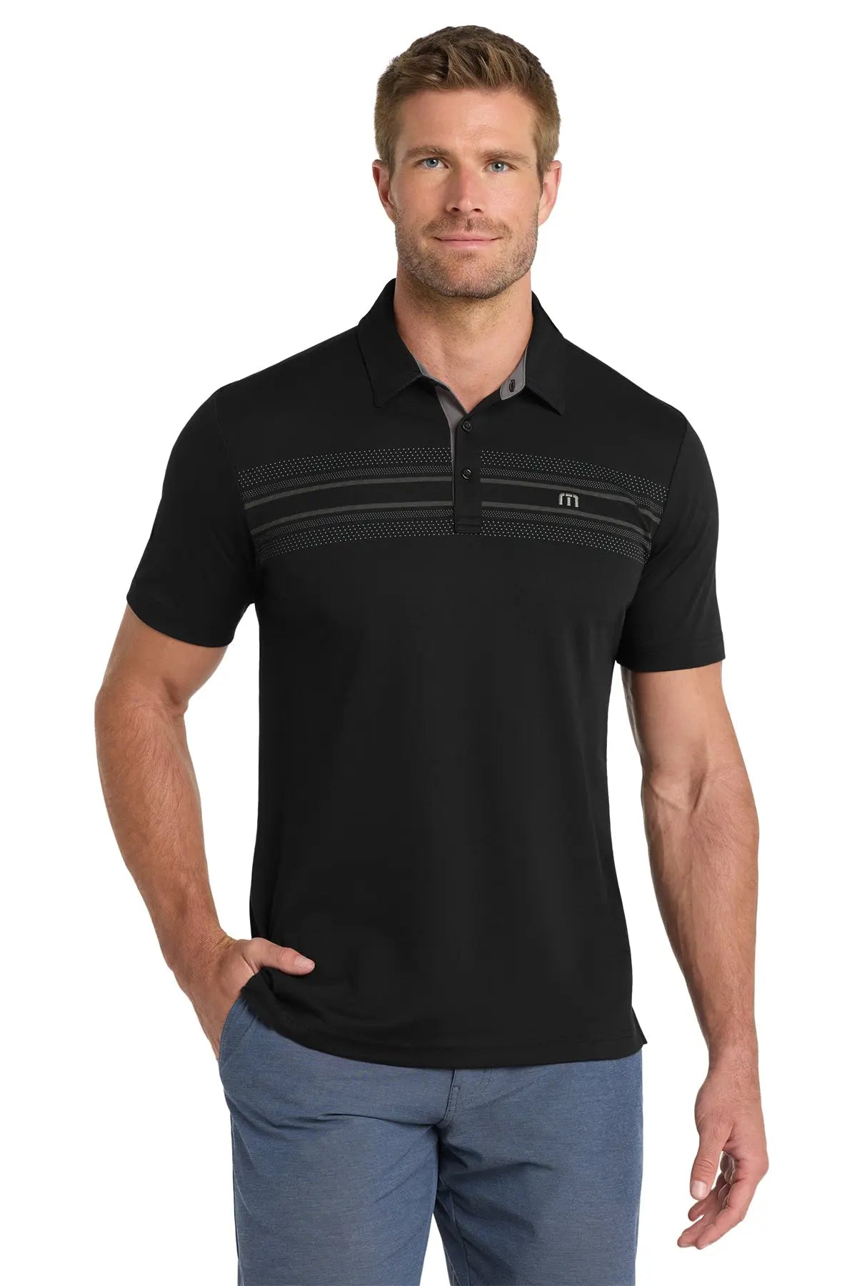 TravisMathew Monterey Chest Stripe Polo #TM1MW450Game Over Merch