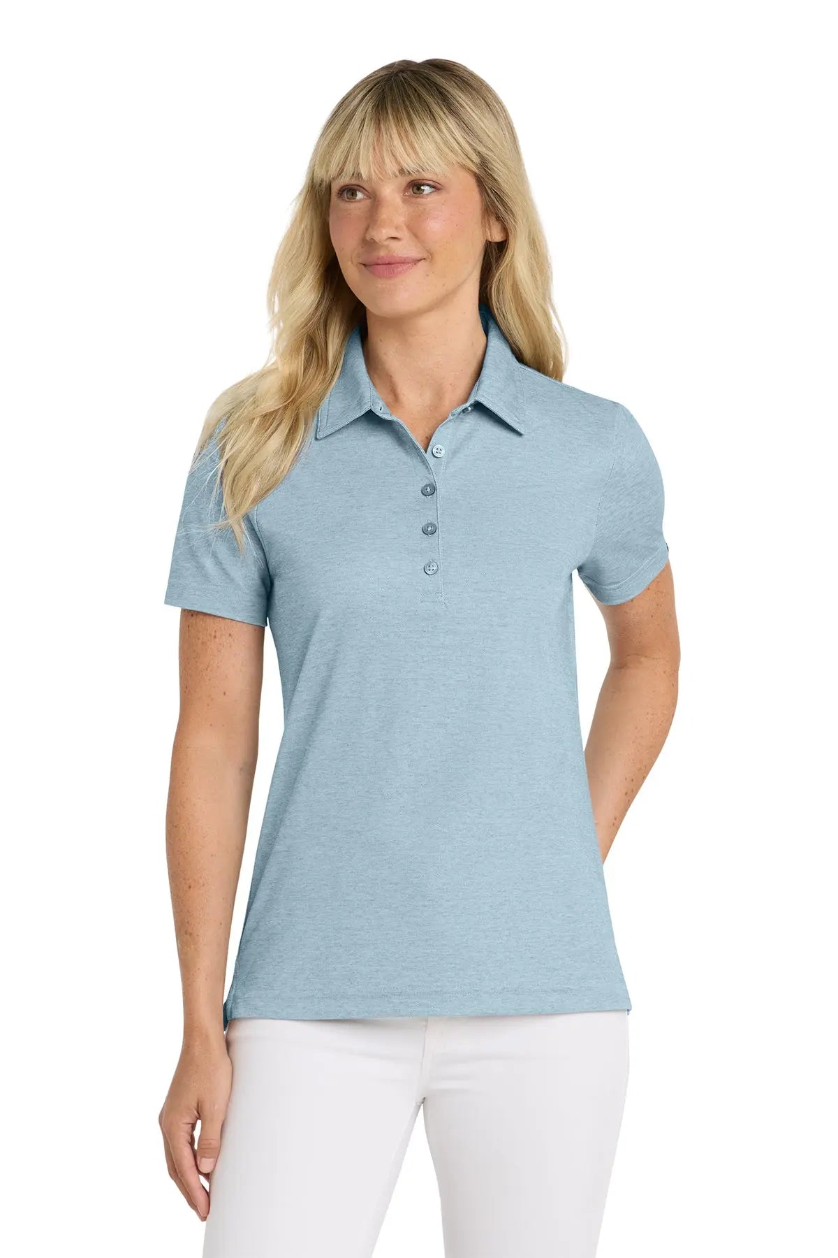 TravisMathew Women's Oceanside Heather Polo #TM1WW002Game Over Merch