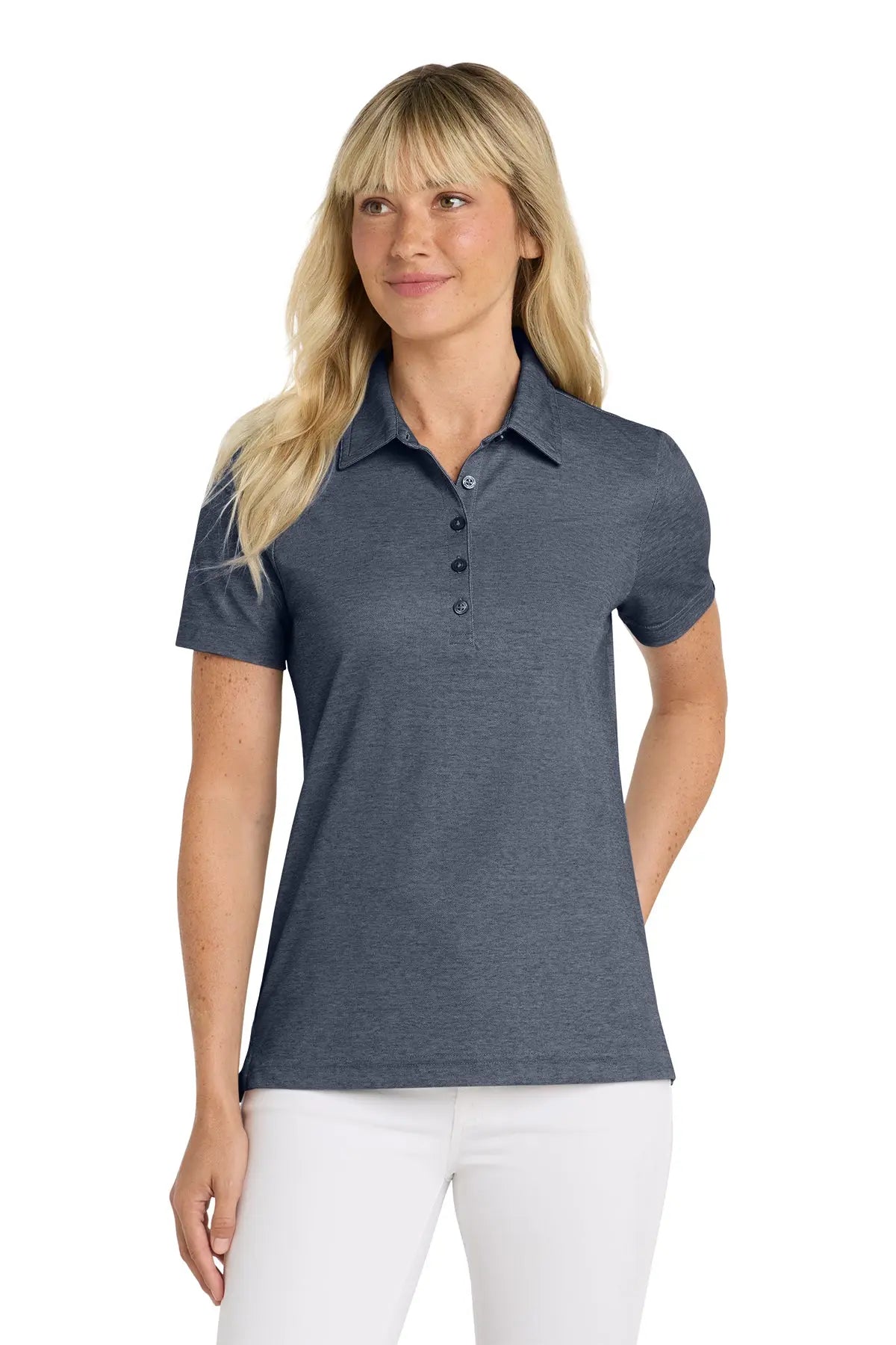 TravisMathew Women's Oceanside Heather Polo #TM1WW002Game Over Merch