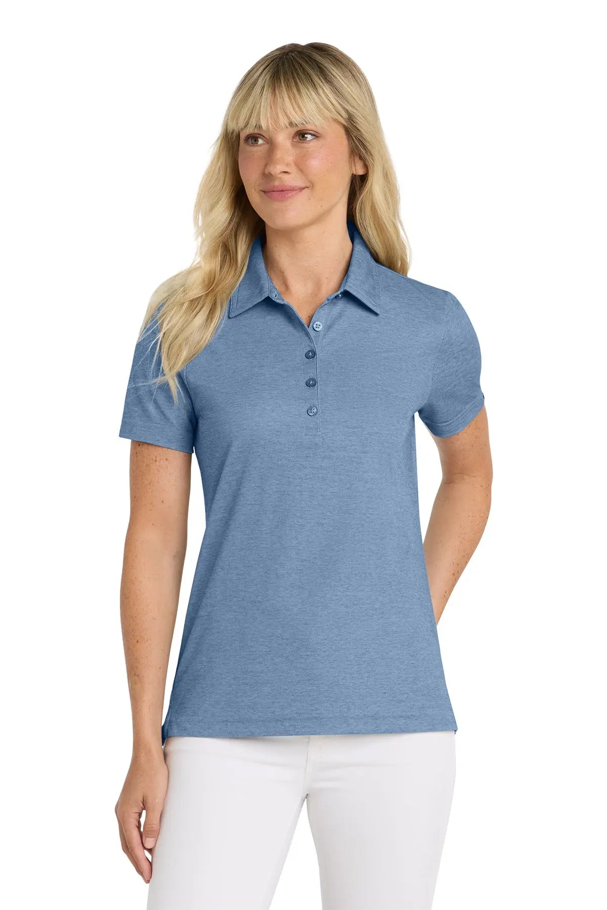 TravisMathew Women's Oceanside Heather Polo #TM1WW002Game Over Merch