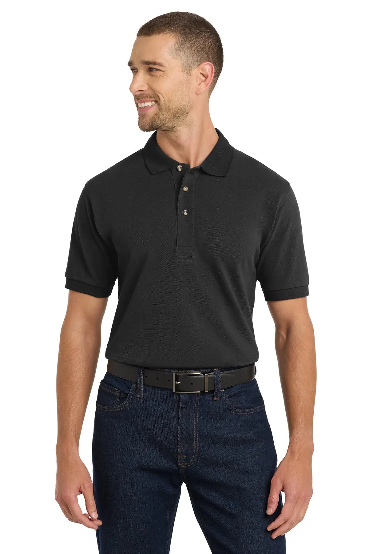 Port Authority® Tall Heavyweight Cotton Pique Polo #TLK420Game Over Merch