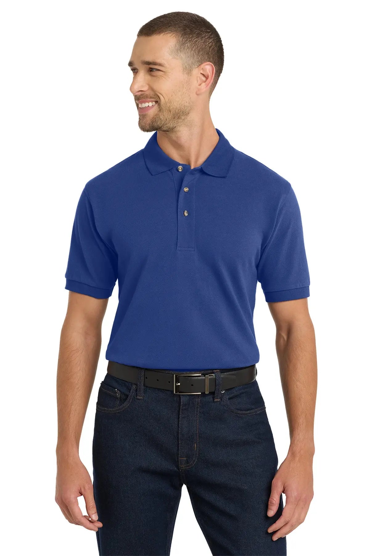 Port Authority® Tall Heavyweight Cotton Pique Polo #TLK420Game Over Merch