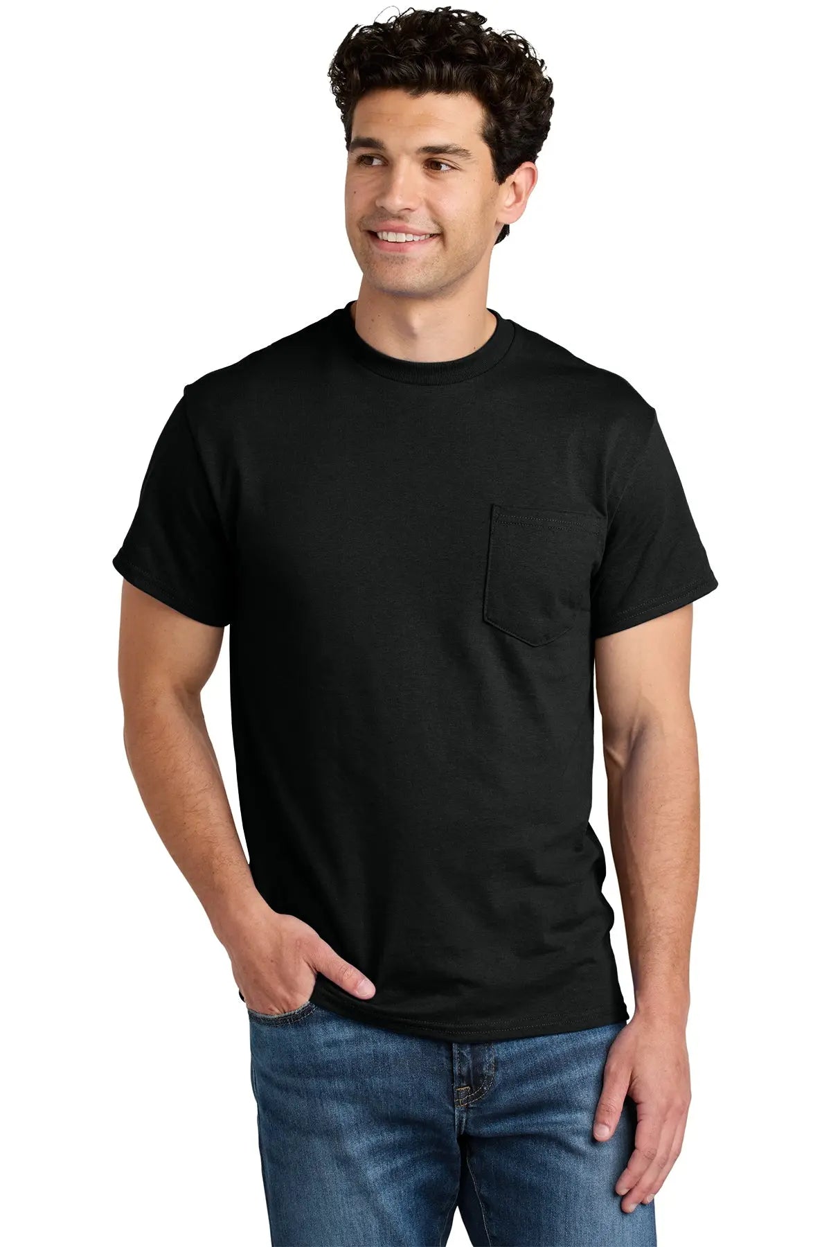 Gildan® DryBlend® 50 Cotton/50 Poly Pocket T-Shirt #8300