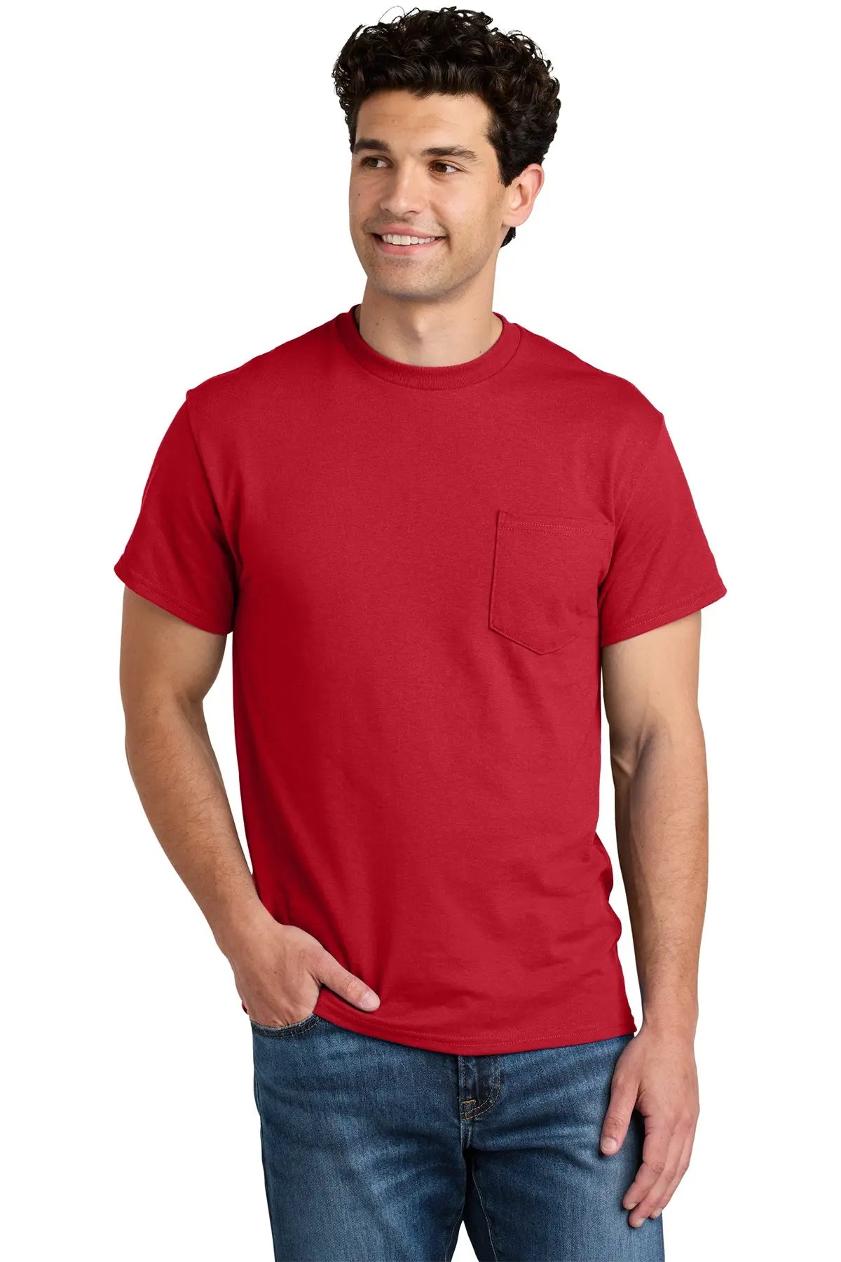 Gildan® DryBlend® 50 Cotton/50 Poly Pocket T-Shirt #8300