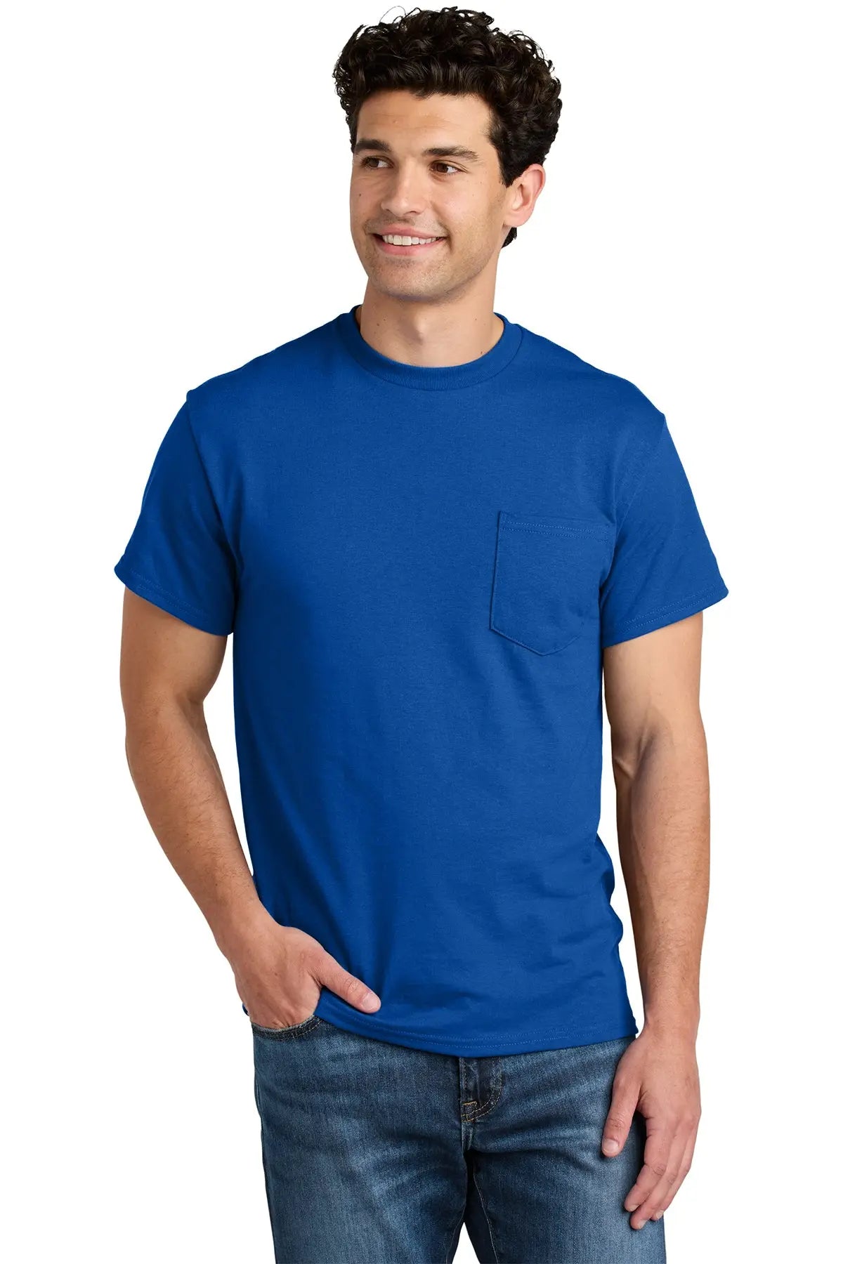 Gildan® DryBlend® 50 Cotton/50 Poly Pocket T-Shirt #8300