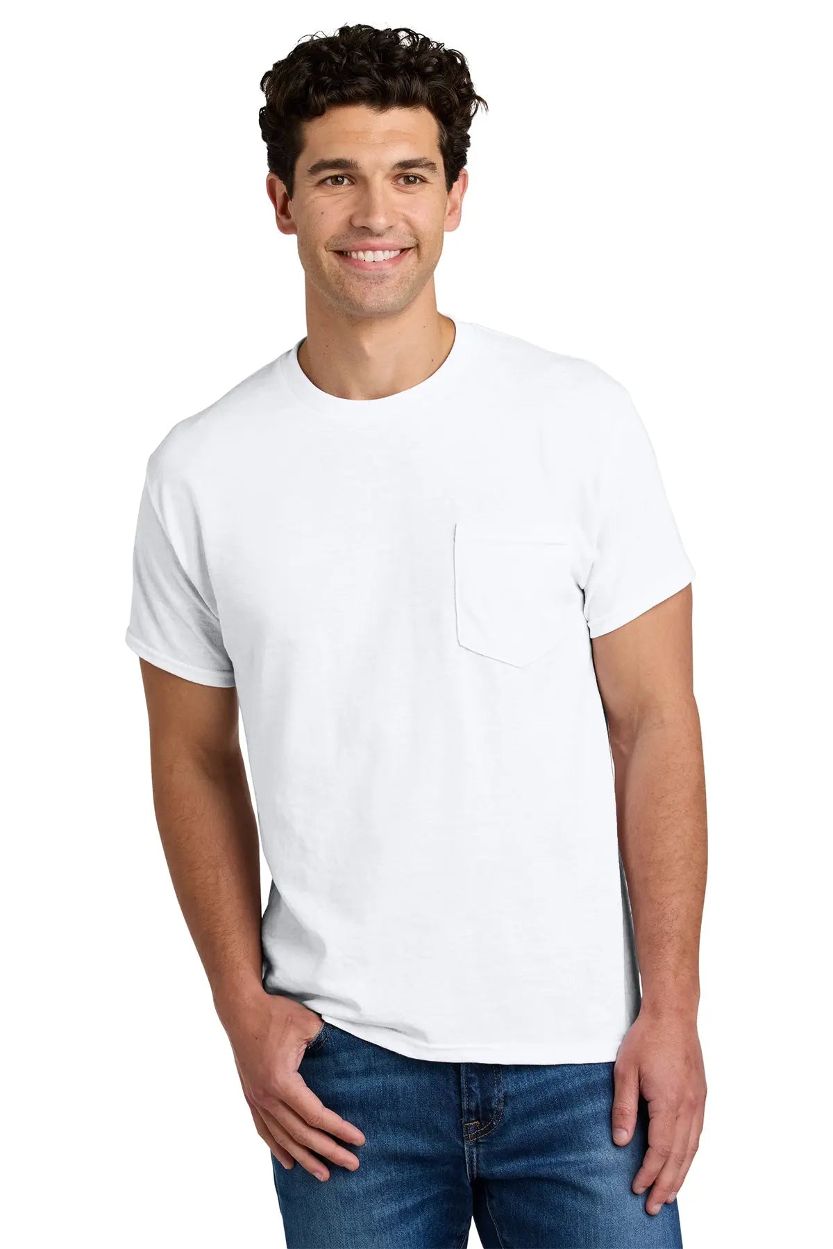 Gildan® DryBlend® 50 Cotton/50 Poly Pocket T-Shirt #8300